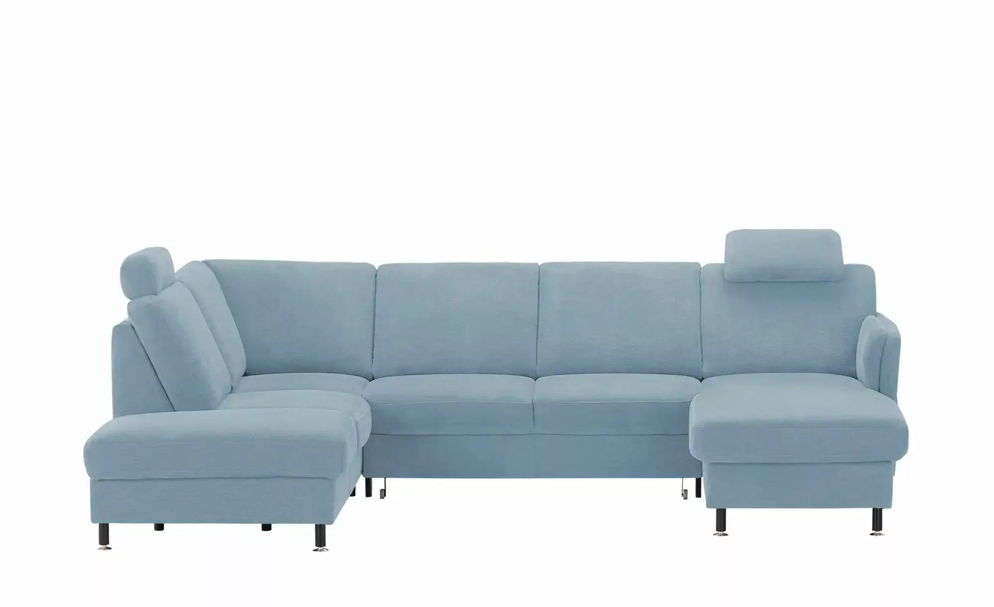 meinSofa Wohnlandschaft  Veit ¦ blau ¦ Maße (cm): B: 305 H: 90 T: 200.0 Pol günstig online kaufen