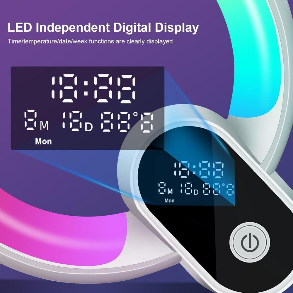 BlingBin LED Nachttischlampe AtmosphäRenlampe Mit Bluetooth günstig online kaufen