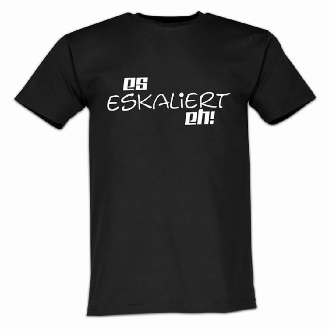 Lustige & Witzige T-Shirts T-Shirt T-Shirt Eskaliert Fun-Shirt Party Logo 8 günstig online kaufen