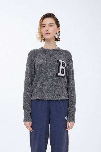 BALL Strickpullover BAABIGAIL RAGLAN gemütlicher Rundhalspullover günstig online kaufen