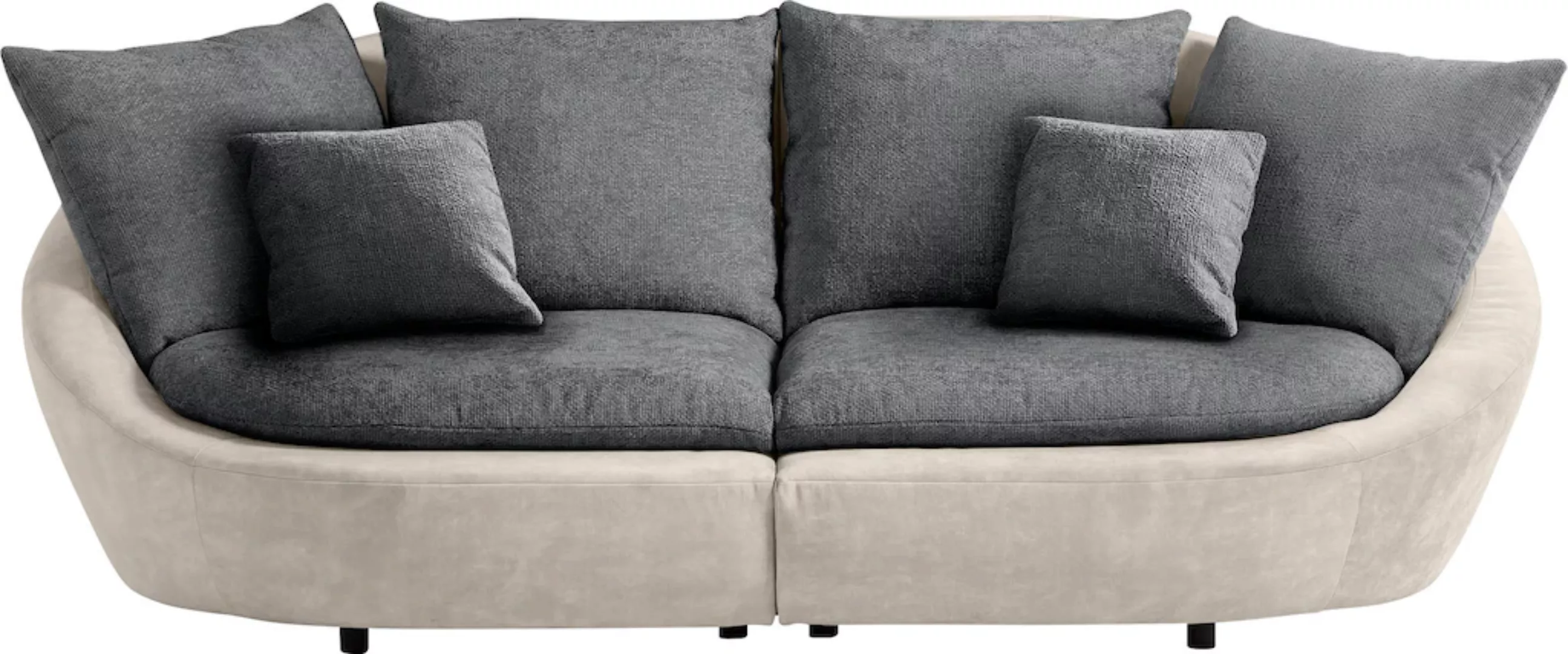 TRENDMANUFAKTUR Big-Sofa "Maui, inklusive 4 Rückenkissen und 2 Zierkissen, günstig online kaufen