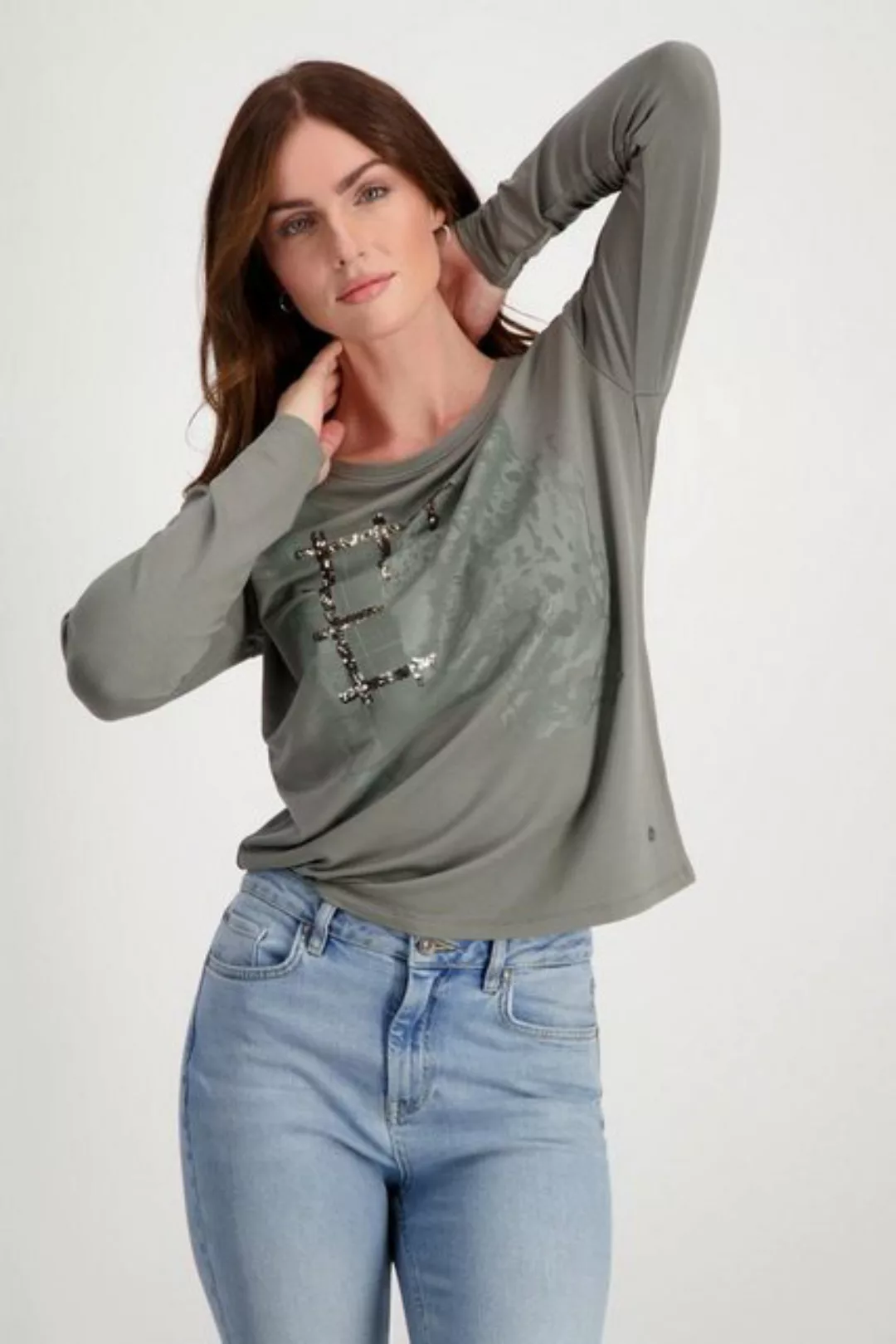Monari T-Shirt Pullover, frozen green günstig online kaufen