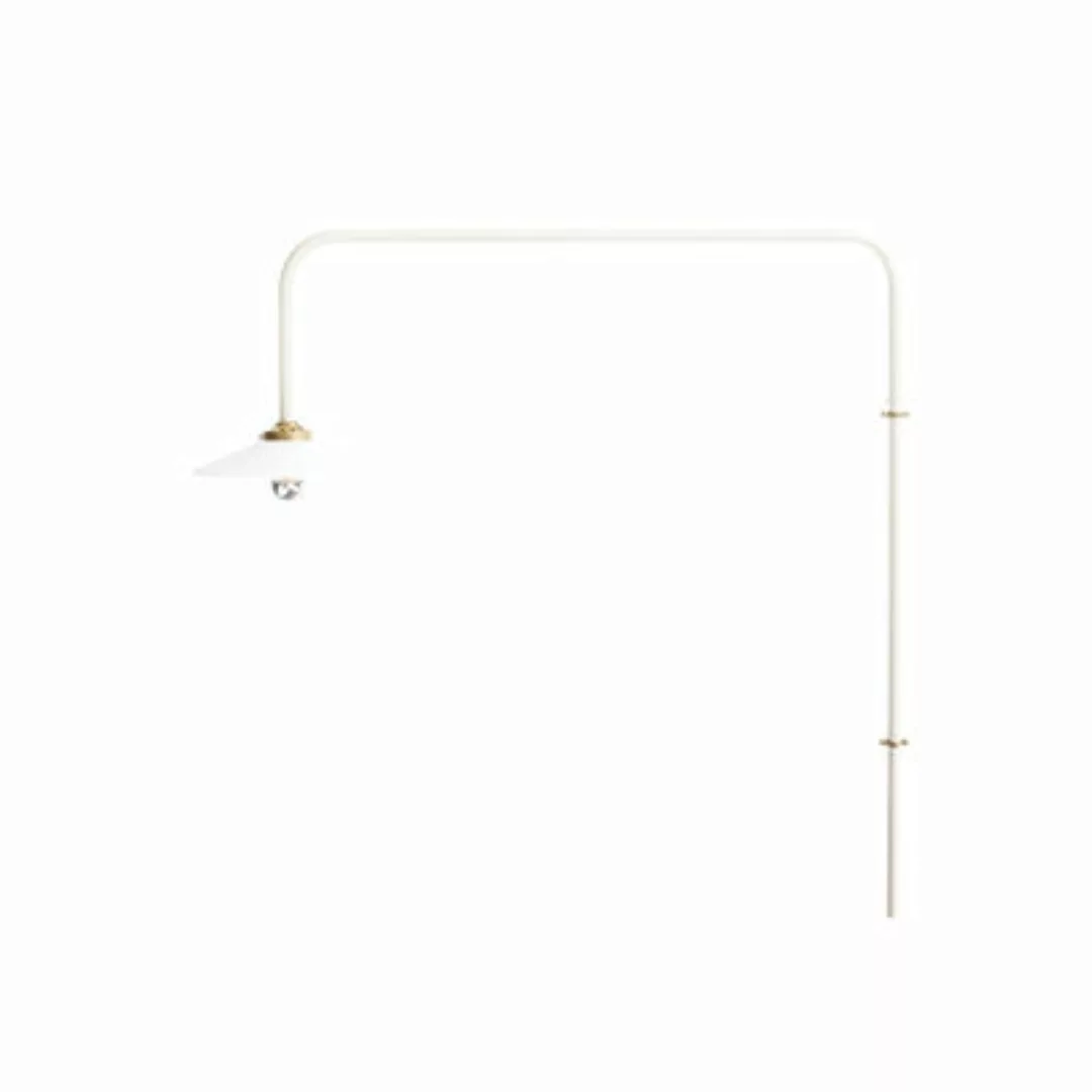 Wandleuchte mit Stromkabel Hanging Lamp n°5 metall beige / H 100 x L 90 cm günstig online kaufen
