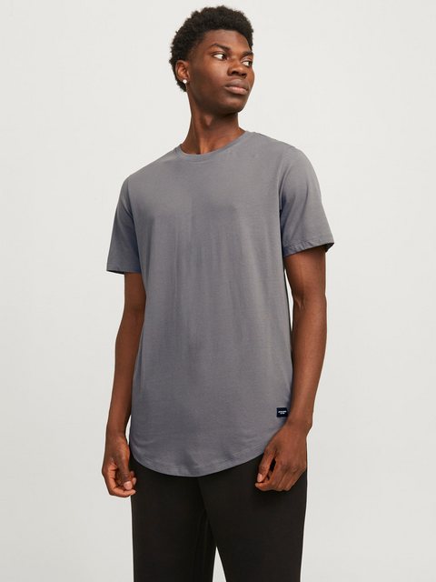 Jack & Jones Rundhalsshirt JJENOA TEE SS CREW NECK NOOS mit abgerundetem Sa günstig online kaufen