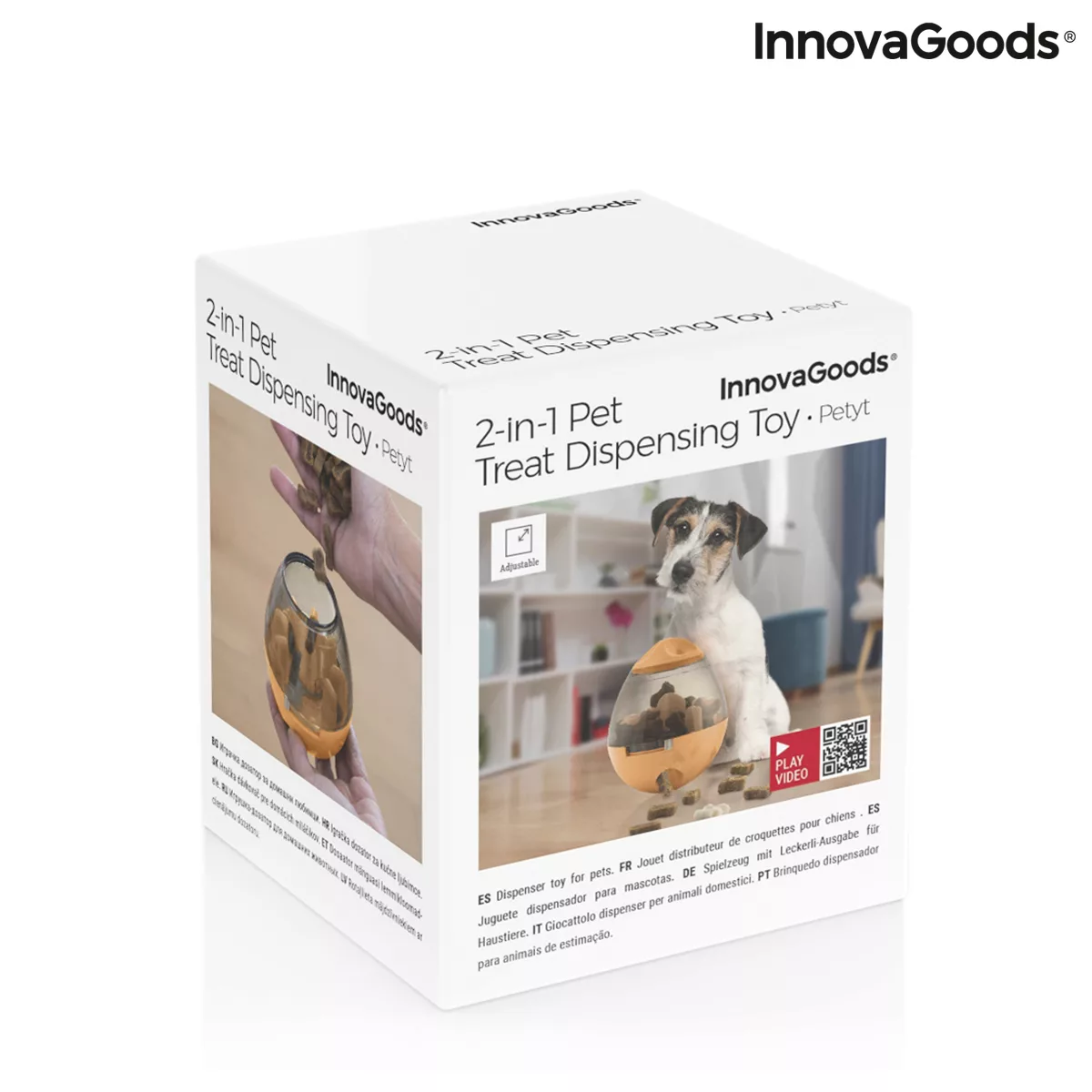 2 In 1 Haustier-leckerli-spender Spielzeug Petyt Innovagoods günstig online kaufen
