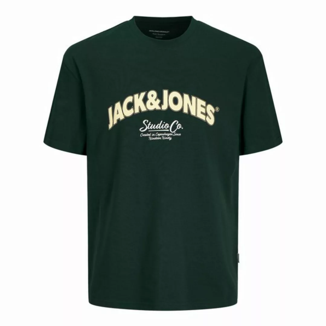 Jack & Jones Rundhalsshirt T-Shirt Arch Big Tee Crew Neck mit großem Marken günstig online kaufen