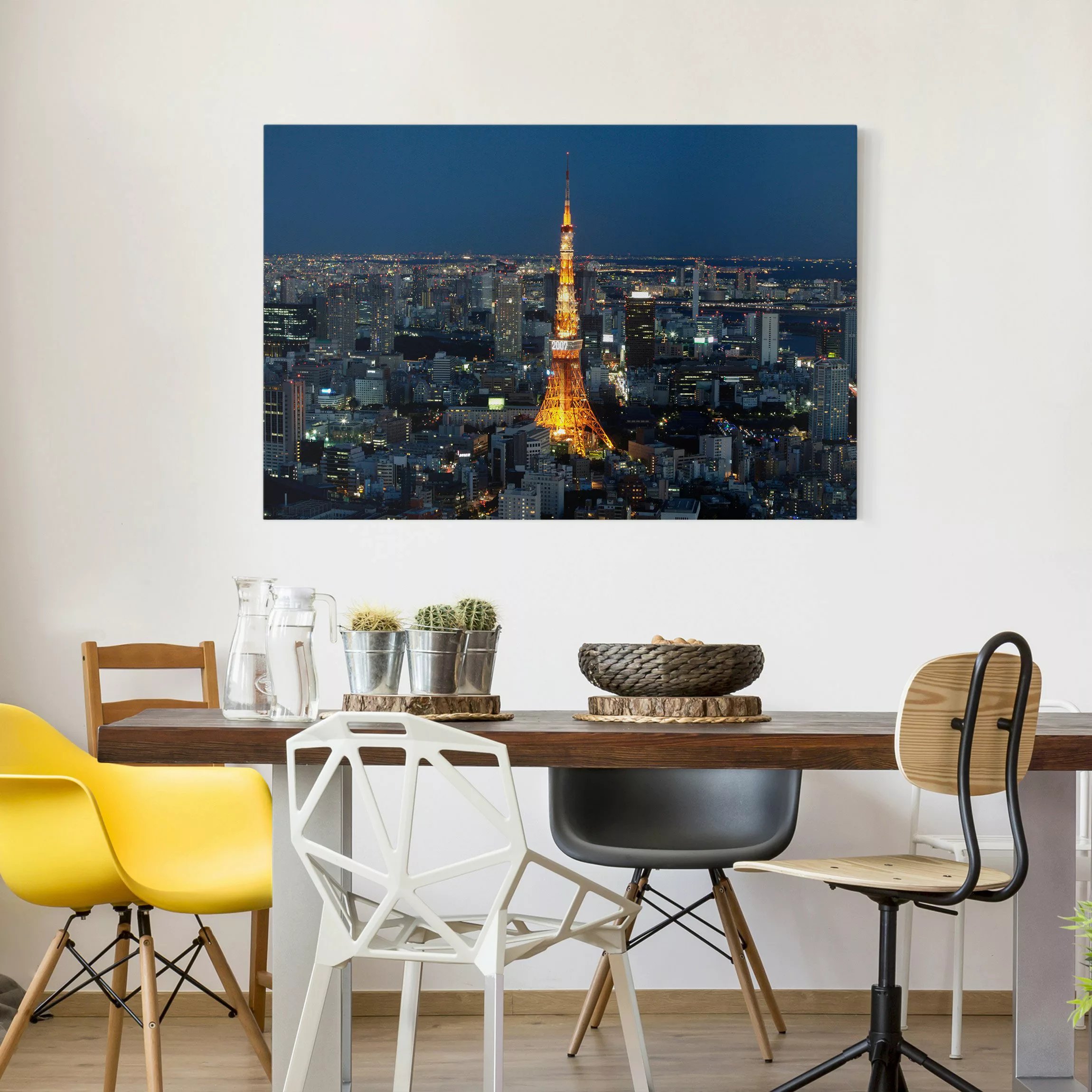 Leinwandbild Architektur & Skyline - Querformat Tokyo Tower günstig online kaufen