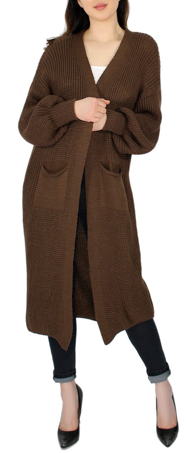 dy_mode Cardigan Langer Grobstrick Cardigan Damen günstig online kaufen