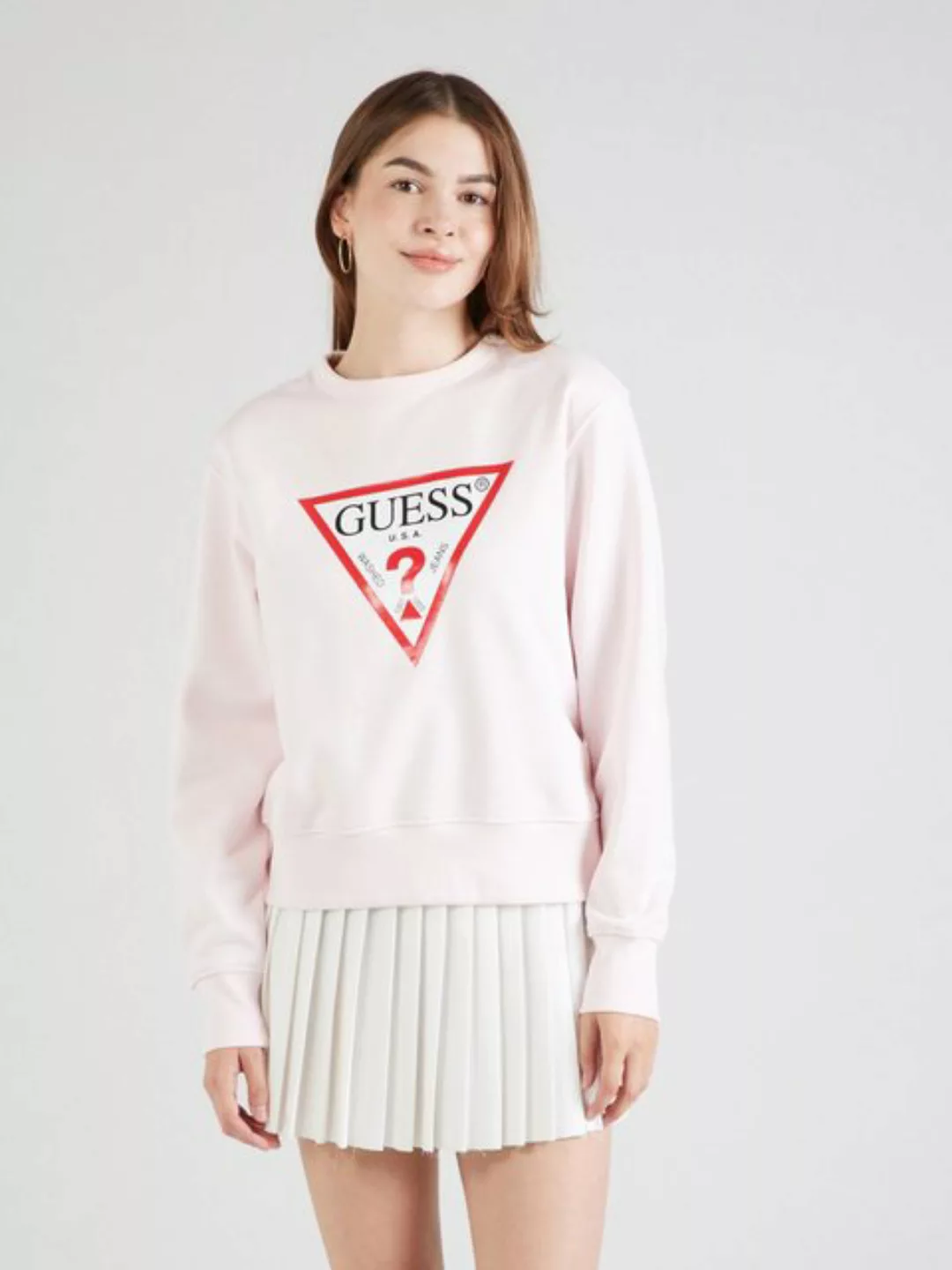 Guess Sweatshirt (1-tlg) Plain/ohne Details günstig online kaufen