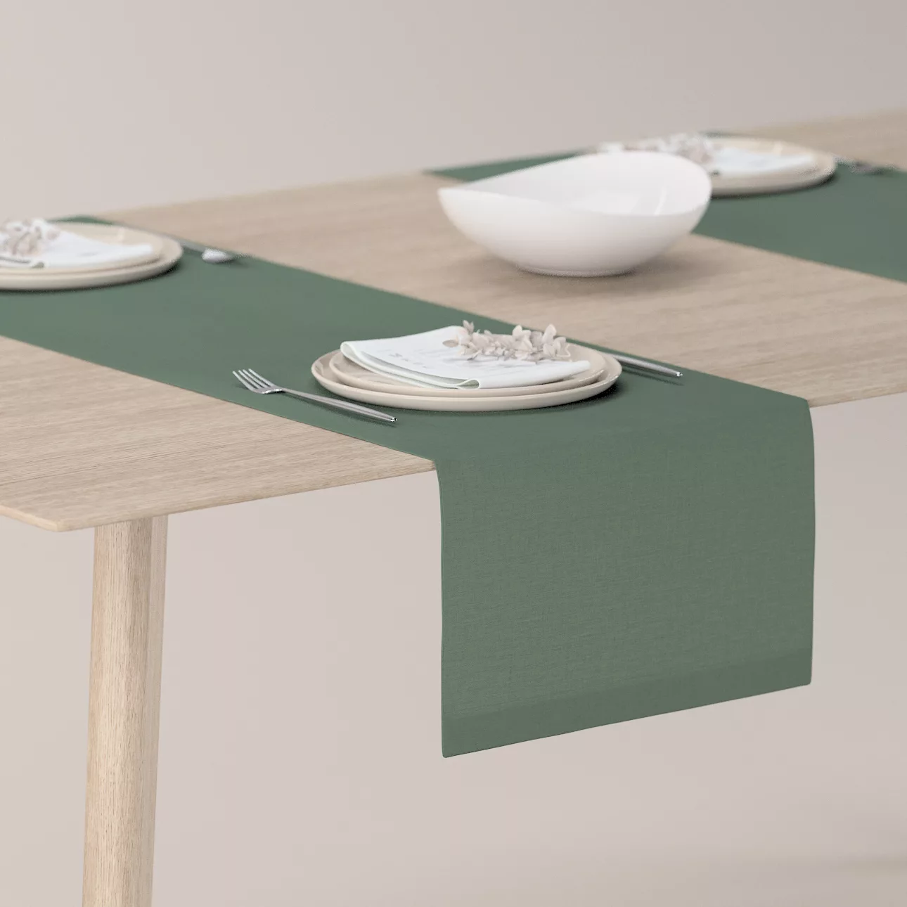 Tischläufer, grün, 40 x 130 cm, Leinen (159-08) günstig online kaufen