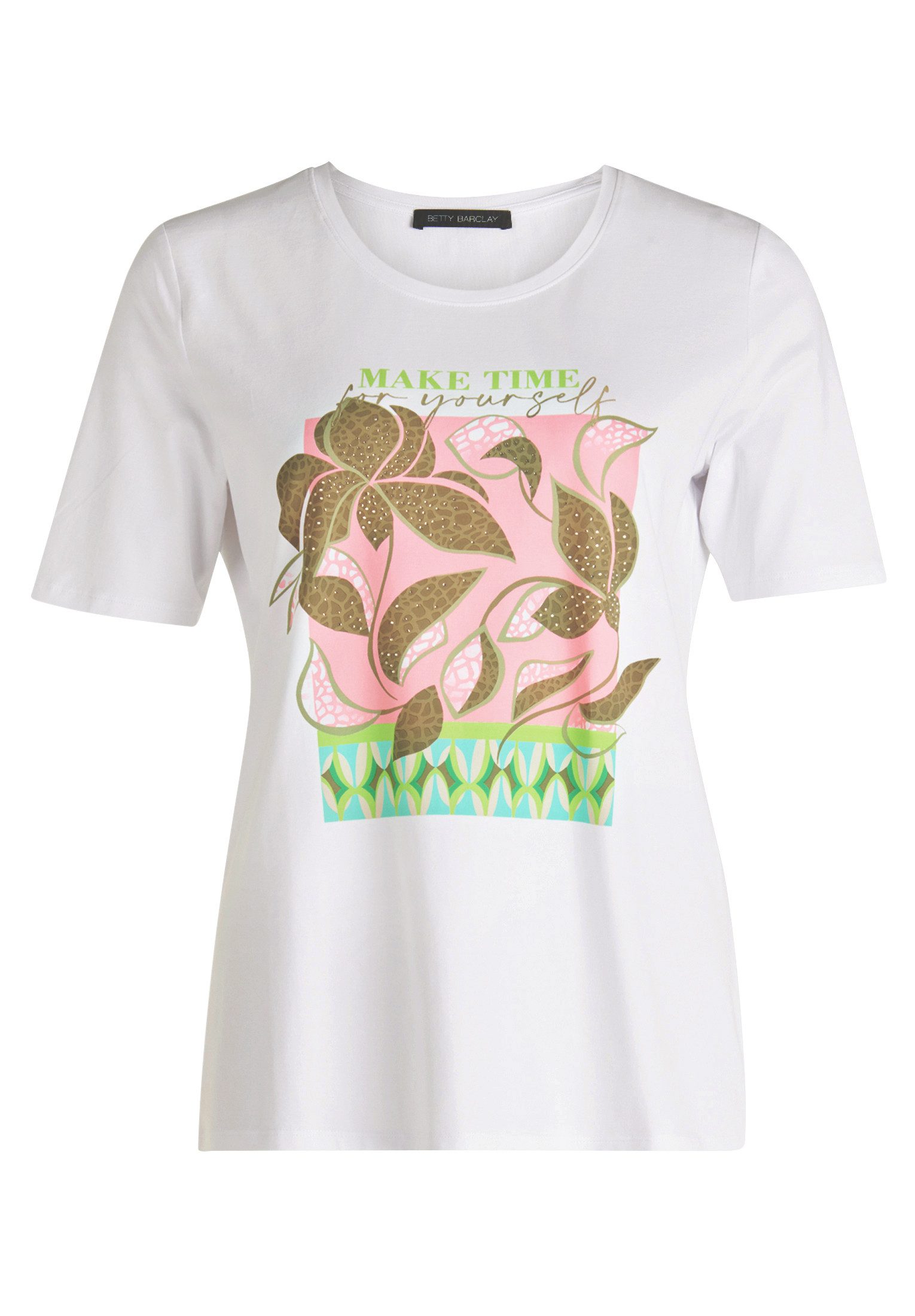 Betty Barclay Kurzarmshirt "Betty Barclay Damen Basic Shirt mit Aufdruck", günstig online kaufen