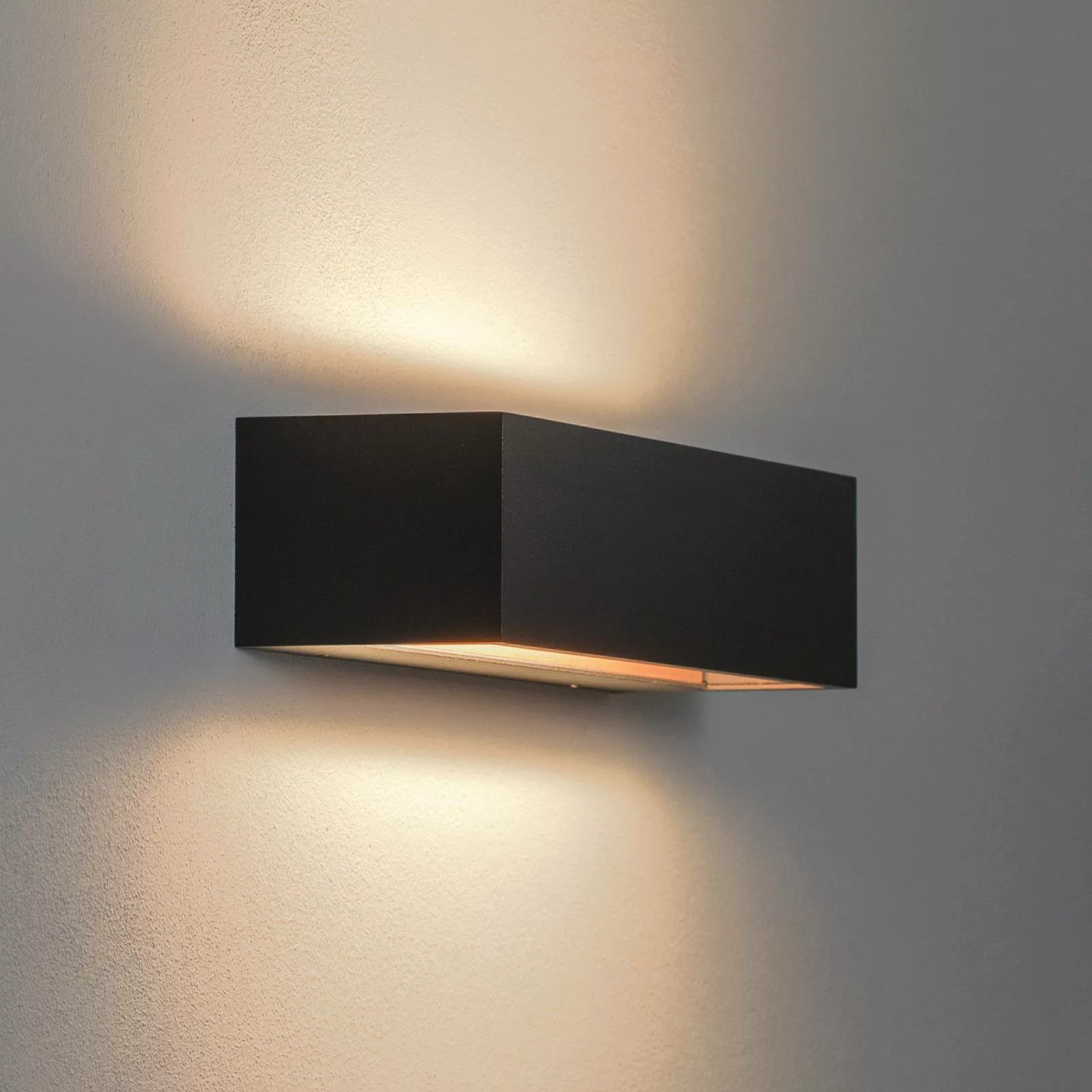 BEGA LED-Wandleuchte Studio Line, schwarz, Metall, 30 cm günstig online kaufen