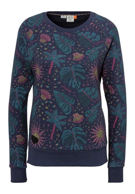 Ragwear Sweatshirt JOHANKA PRINT mit sommerlichem Alloverdruck günstig online kaufen