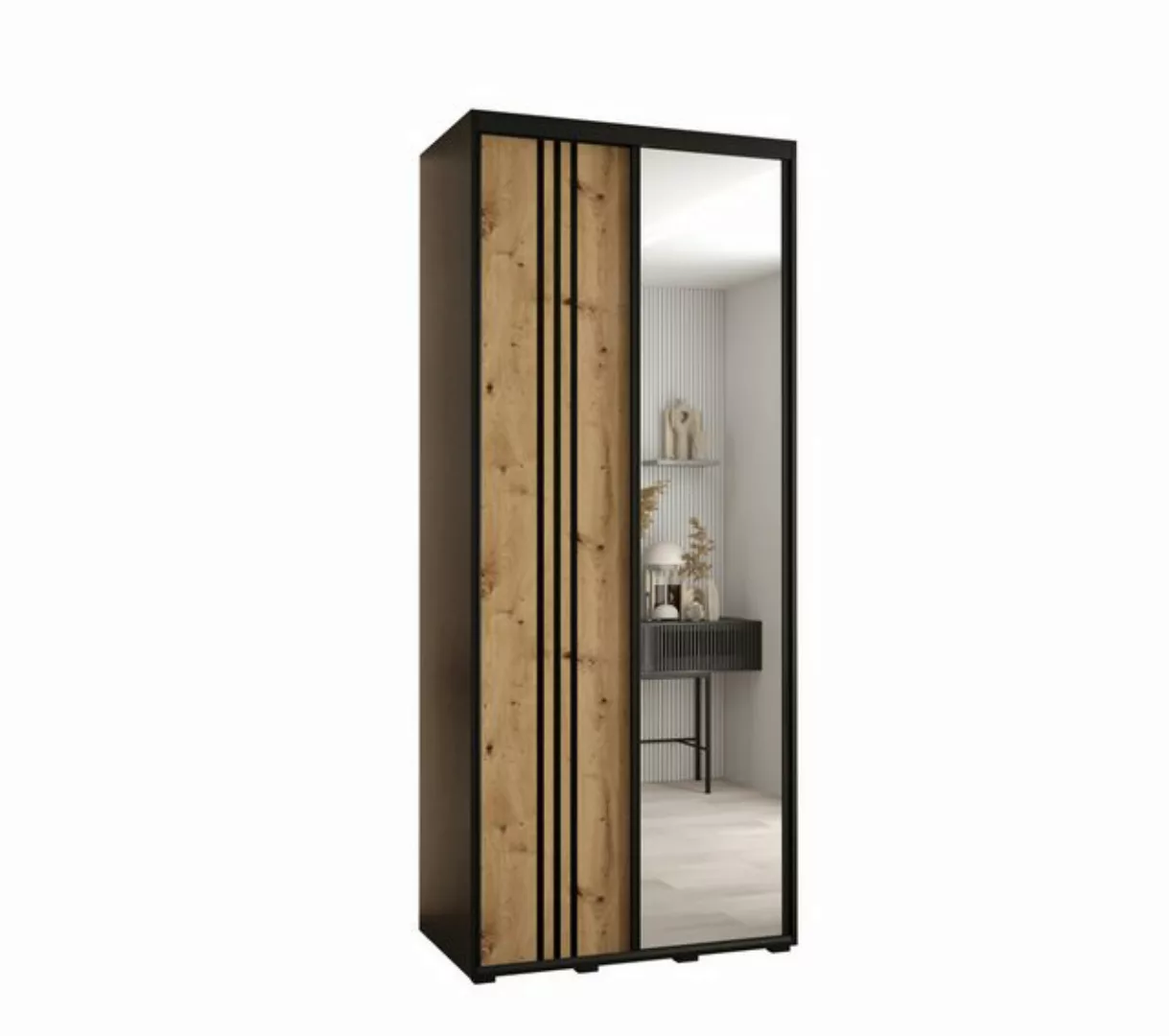 Beautysofa Kleiderschrank Moderner, eleganter, geräumiger Kleiderschrank mi günstig online kaufen