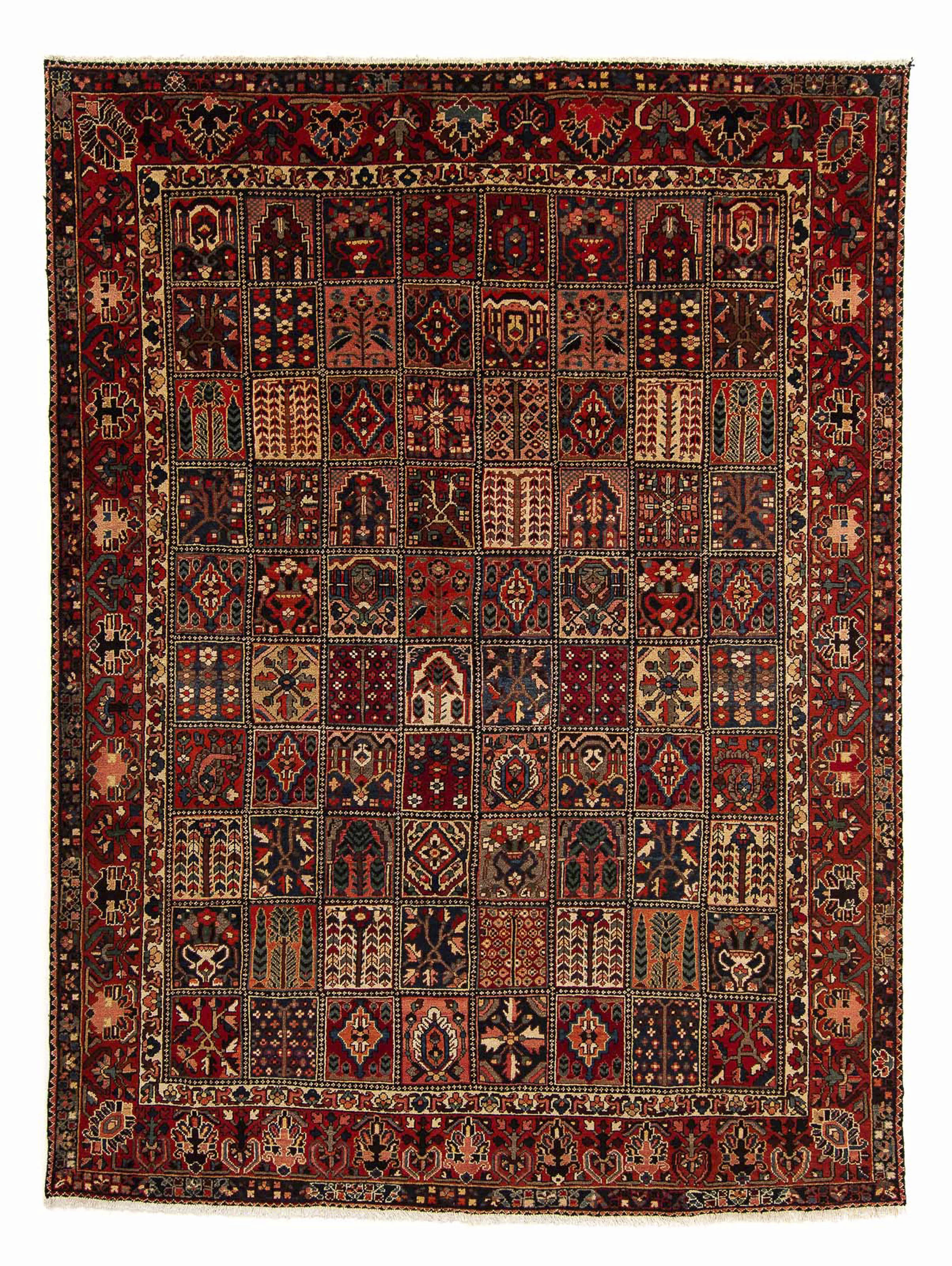 morgenland Orientteppich »Ziegler - Bachtiari - 351 x 302 cm - dunkelrot«, günstig online kaufen