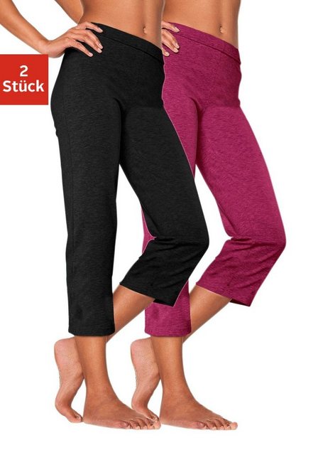 Vivance active Caprileggings, (2er-Pack), mit Gummibund, Loungewear günstig online kaufen