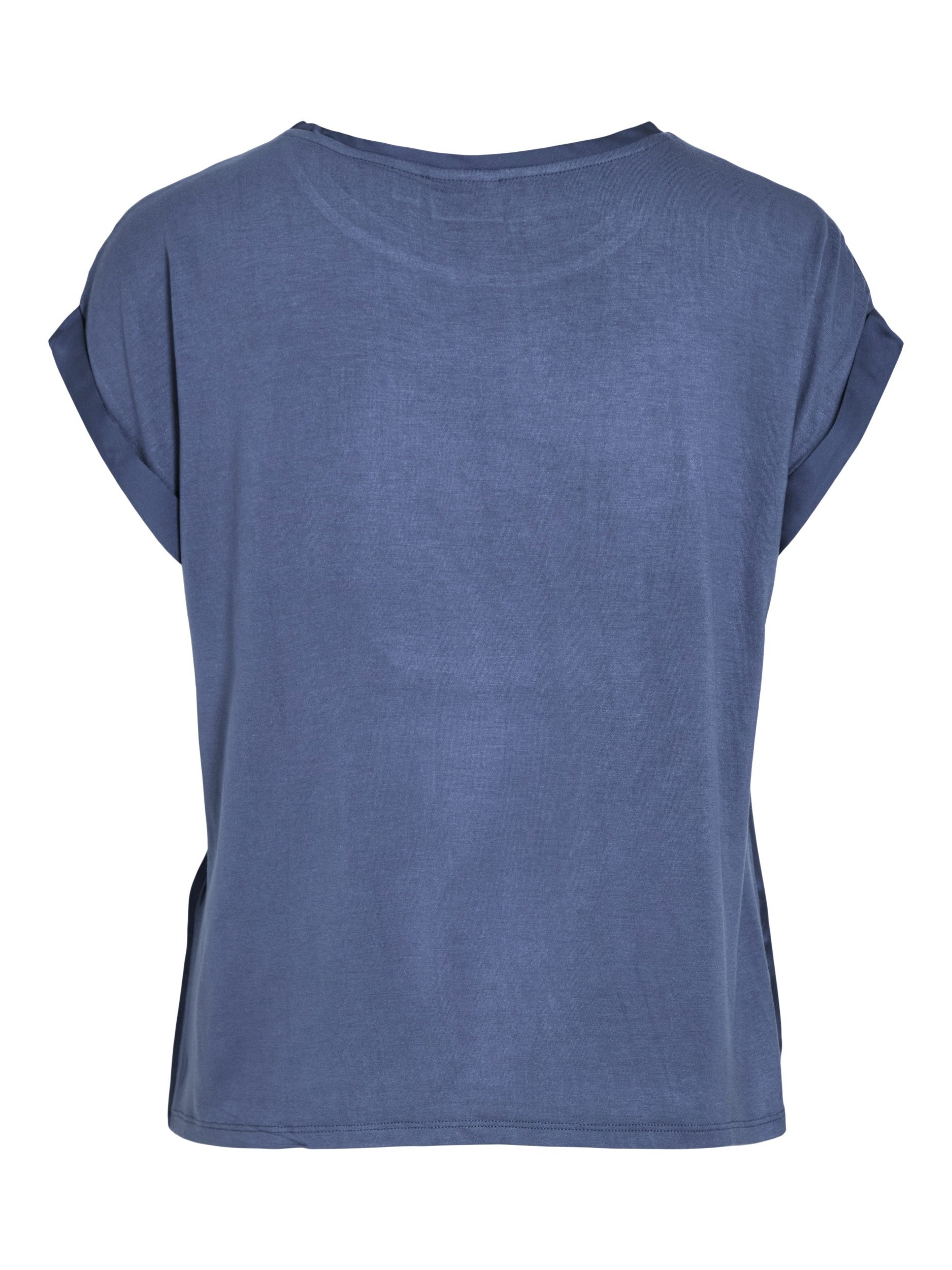 Vila Kurzarmbluse VIELLETTE S/S SATIN TOP günstig online kaufen