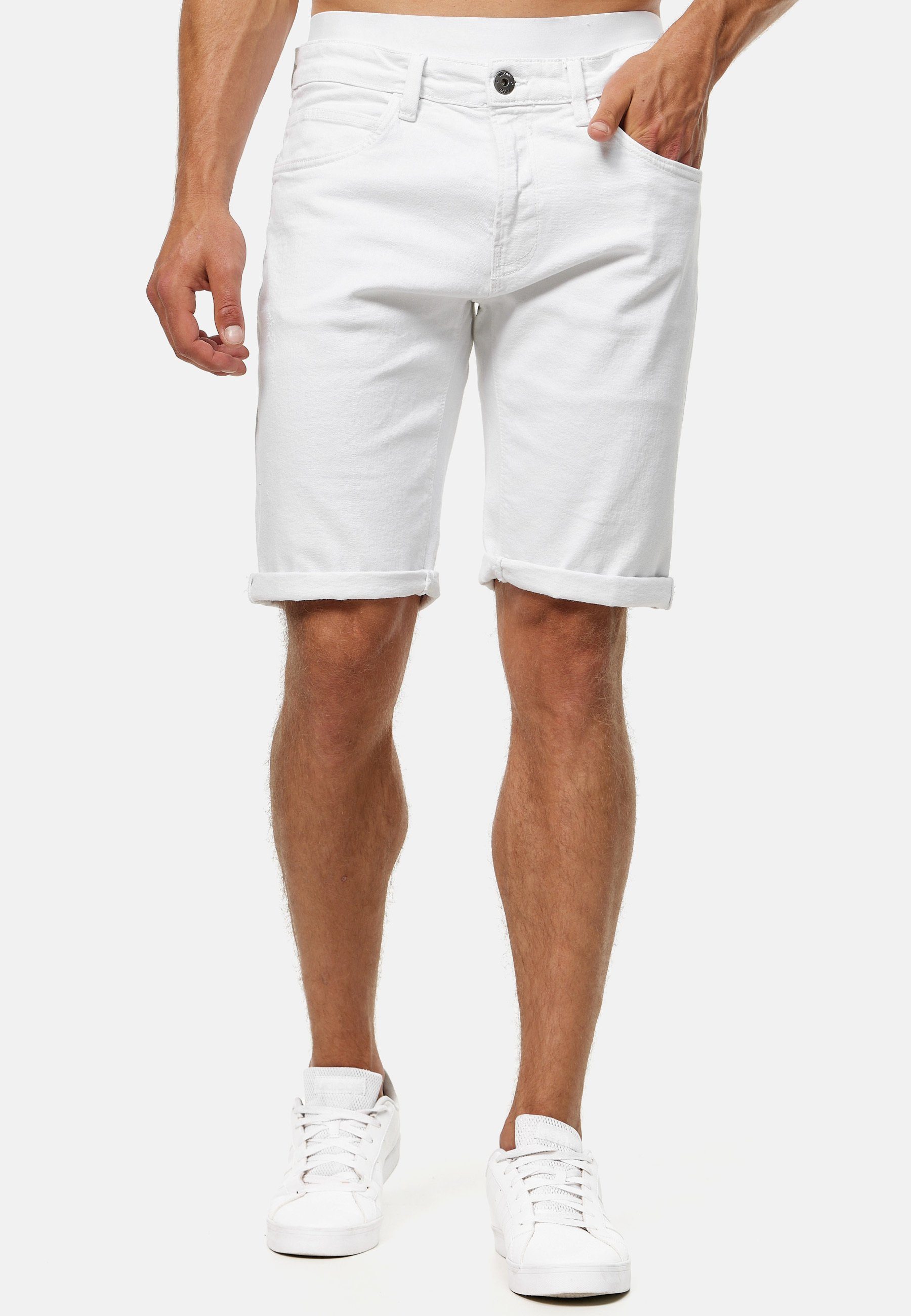 Indicode Jeansshorts Caden mit 5 Taschen, günstig online kaufen
