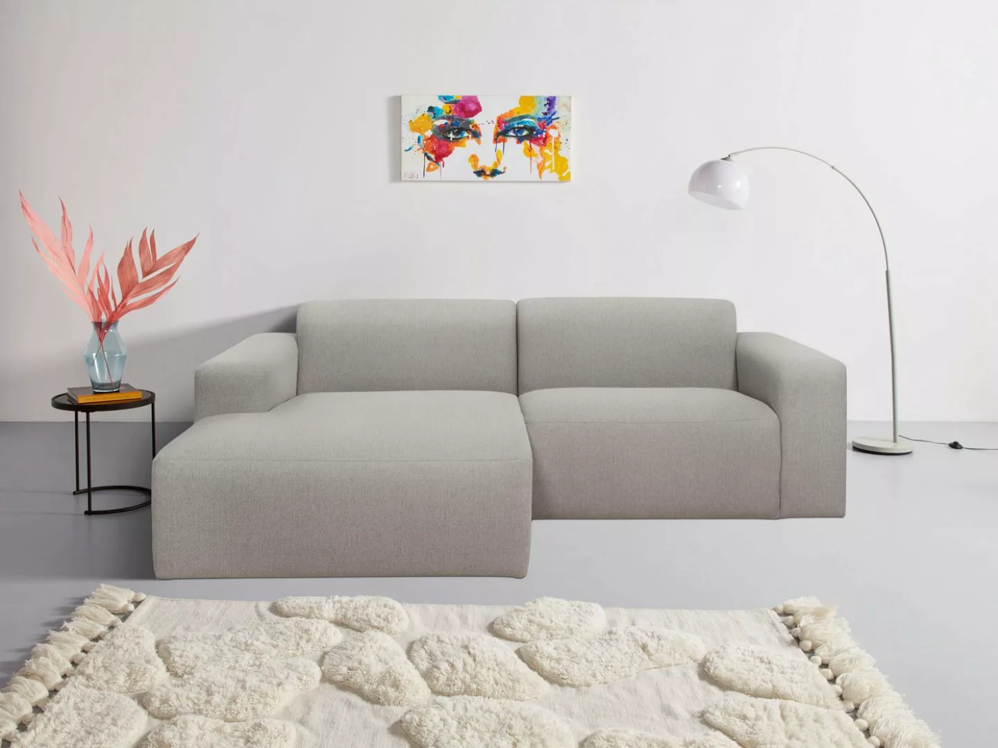 INOSIGN Ecksofa "Koa,228cm, L-Form, Modulsofa, Webstoff, Cord", Designsofa günstig online kaufen