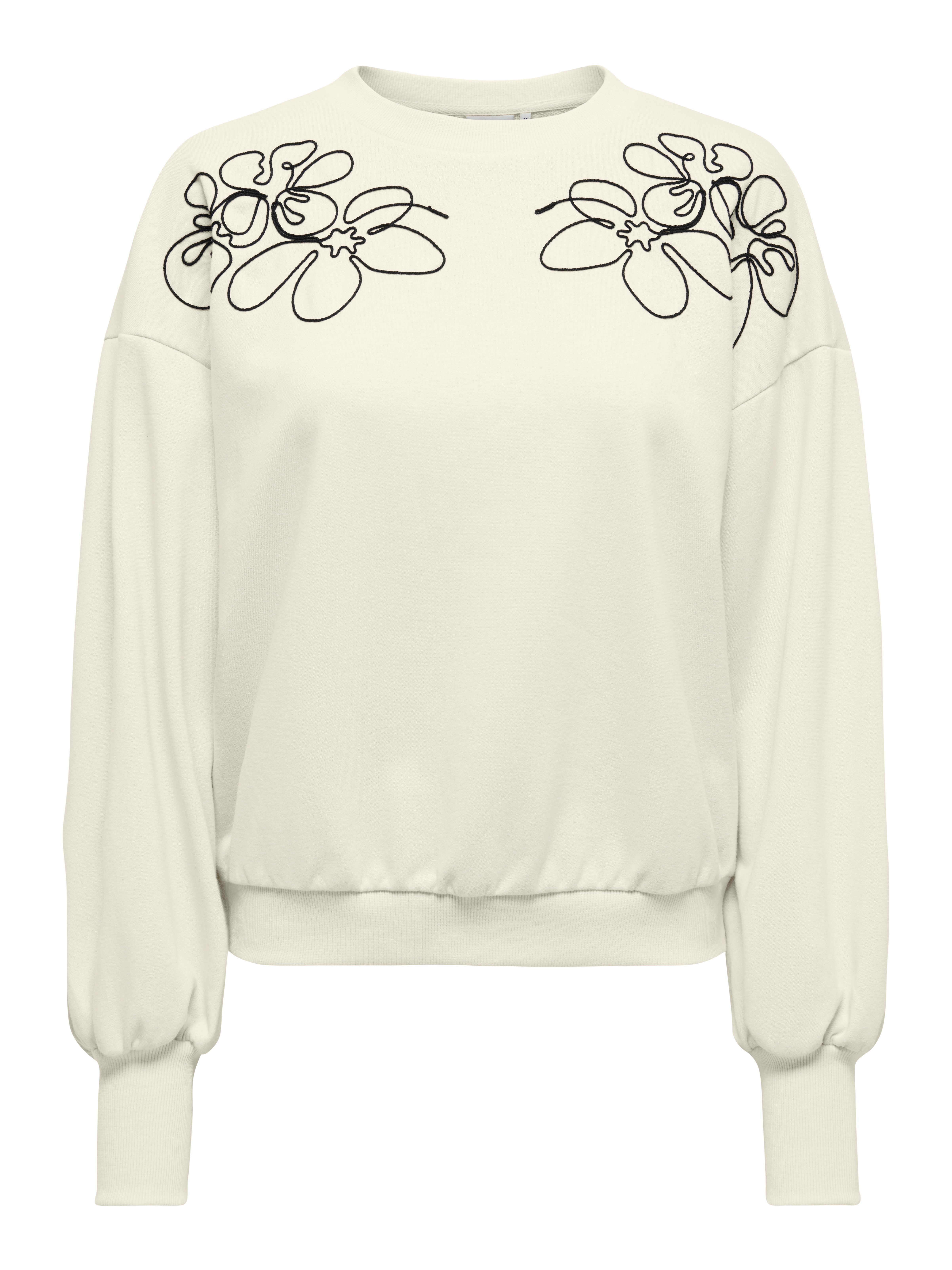 ONLY Sweatshirt ONLBROOKE L/S O-NECK DETAIL günstig online kaufen