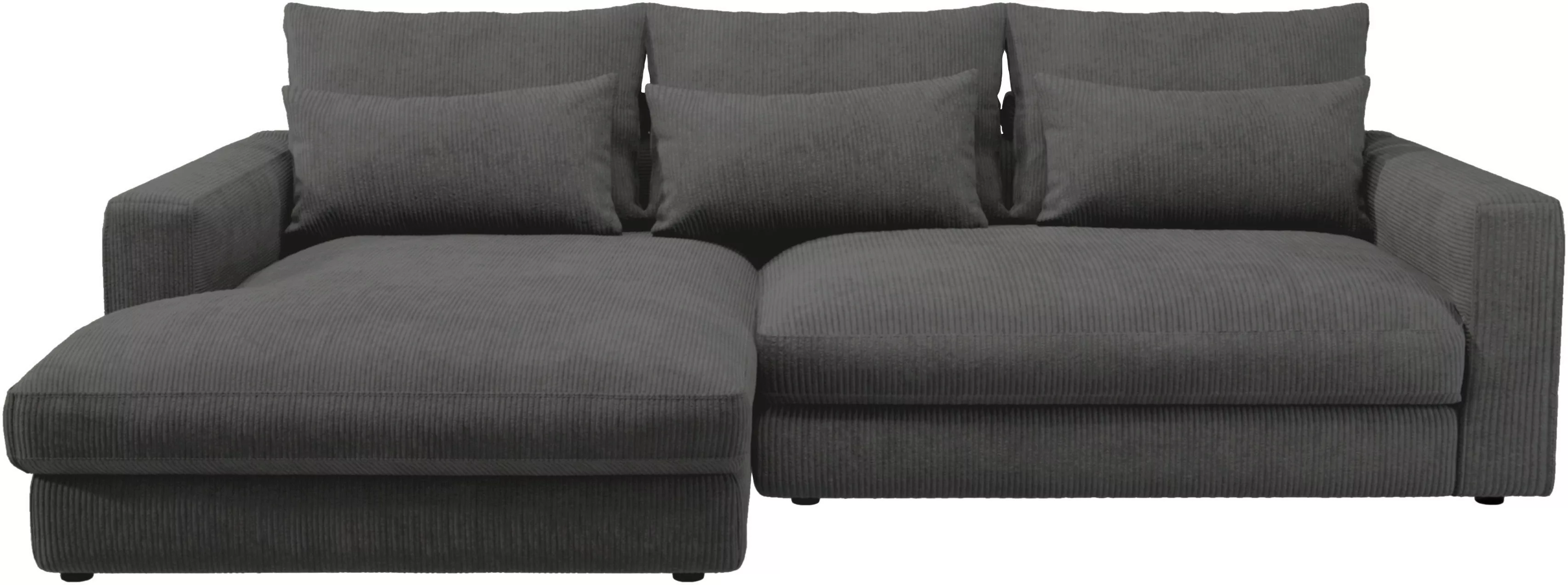 Home affaire Ecksofa "Darwin, viele Kissen, extra tiefe Sitzfläche, 271/89/ günstig online kaufen