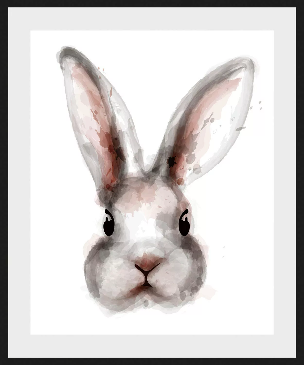 queence Bild "Aquarell Häschen", Hase-Hasen-Kunst-Haustiere, (1 St.), HD Pr günstig online kaufen