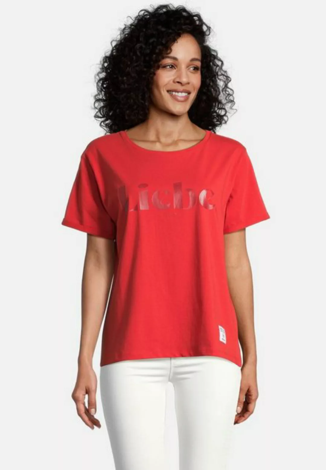 salzhaut T-Shirt Damen Kurzarm-Shirt Moratz mit Front-Beflockung Liebe aus günstig online kaufen