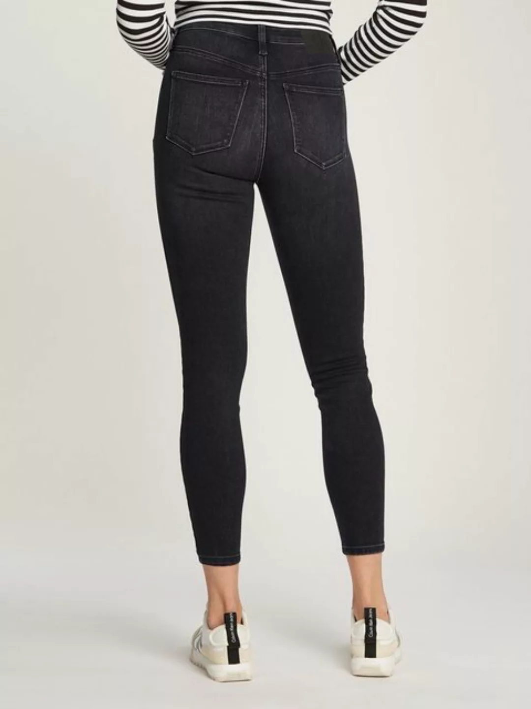 Calvin Klein Jeans Skinny-fit-Jeans HIGH RISE SUPER SKINNY ANKLE im 5-Pocke günstig online kaufen