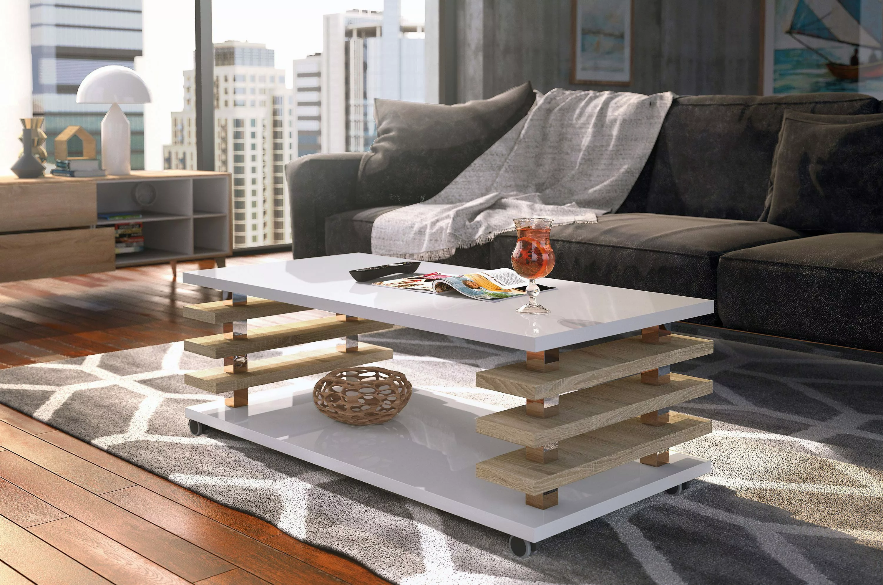 designimpex Couchtisch Design Couchtisch DC-3 Wohnzimmertisch günstig online kaufen
