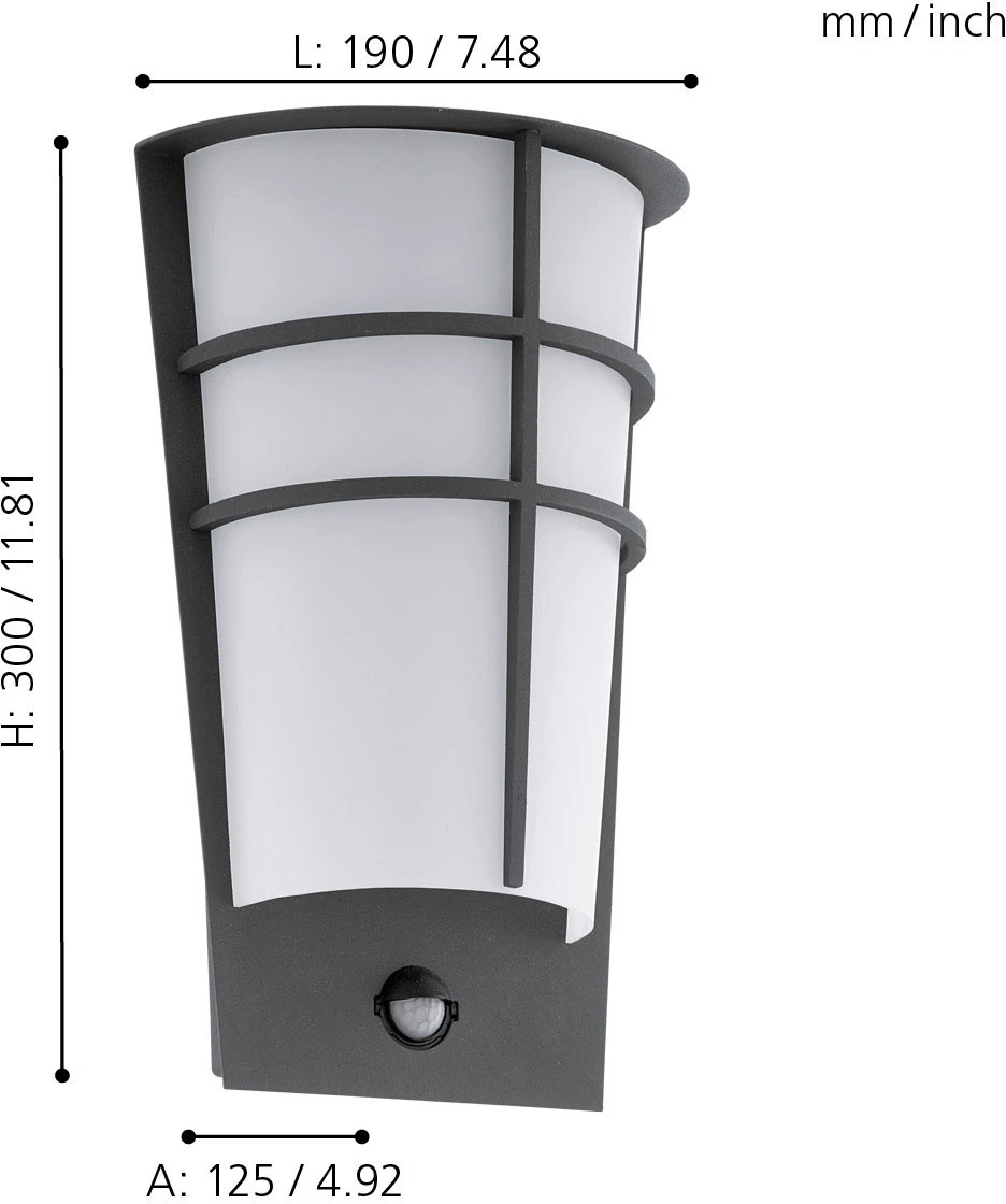 EGLO LED Außen-Wandleuchte "BREGANZO1", 2 flammig, Leuchtmittel LED-Board günstig online kaufen