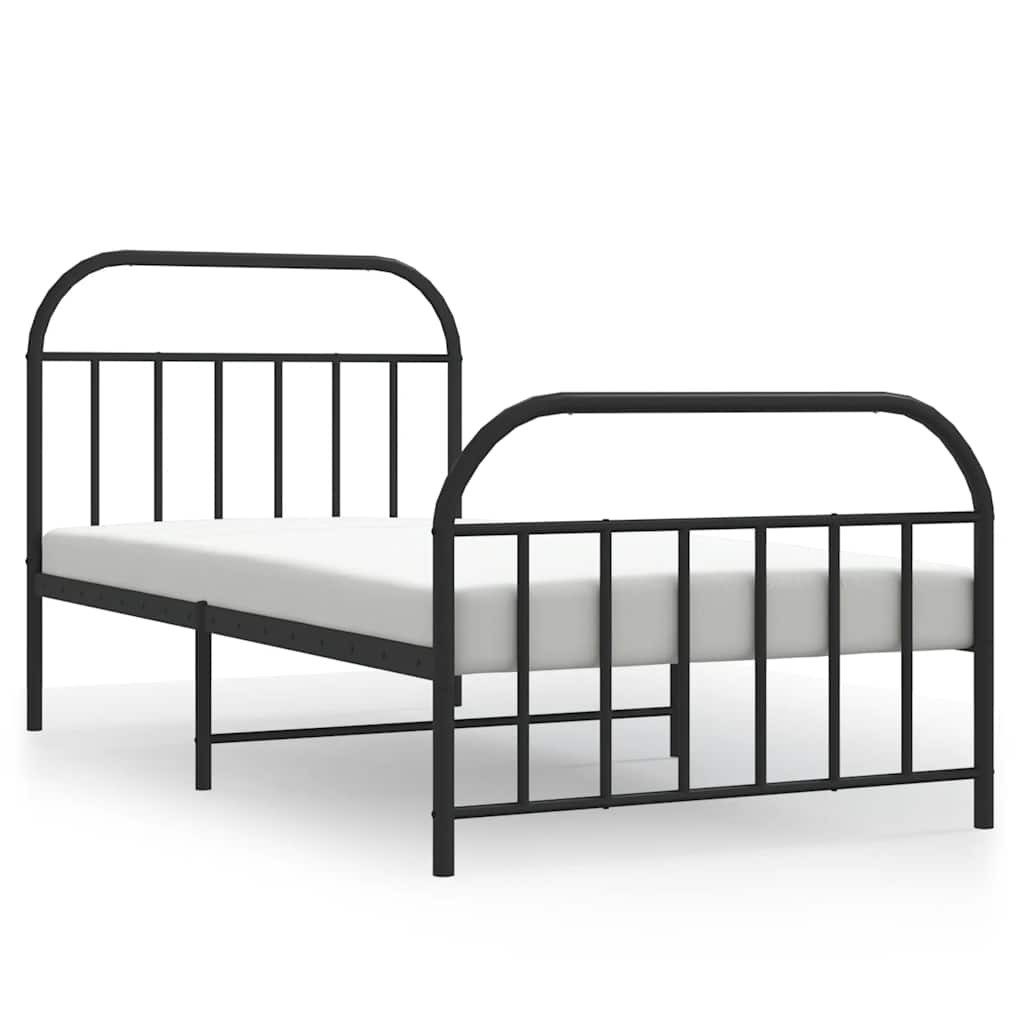 vidaXL Bett Bettgestell mit Kopf- und günstig online kaufen