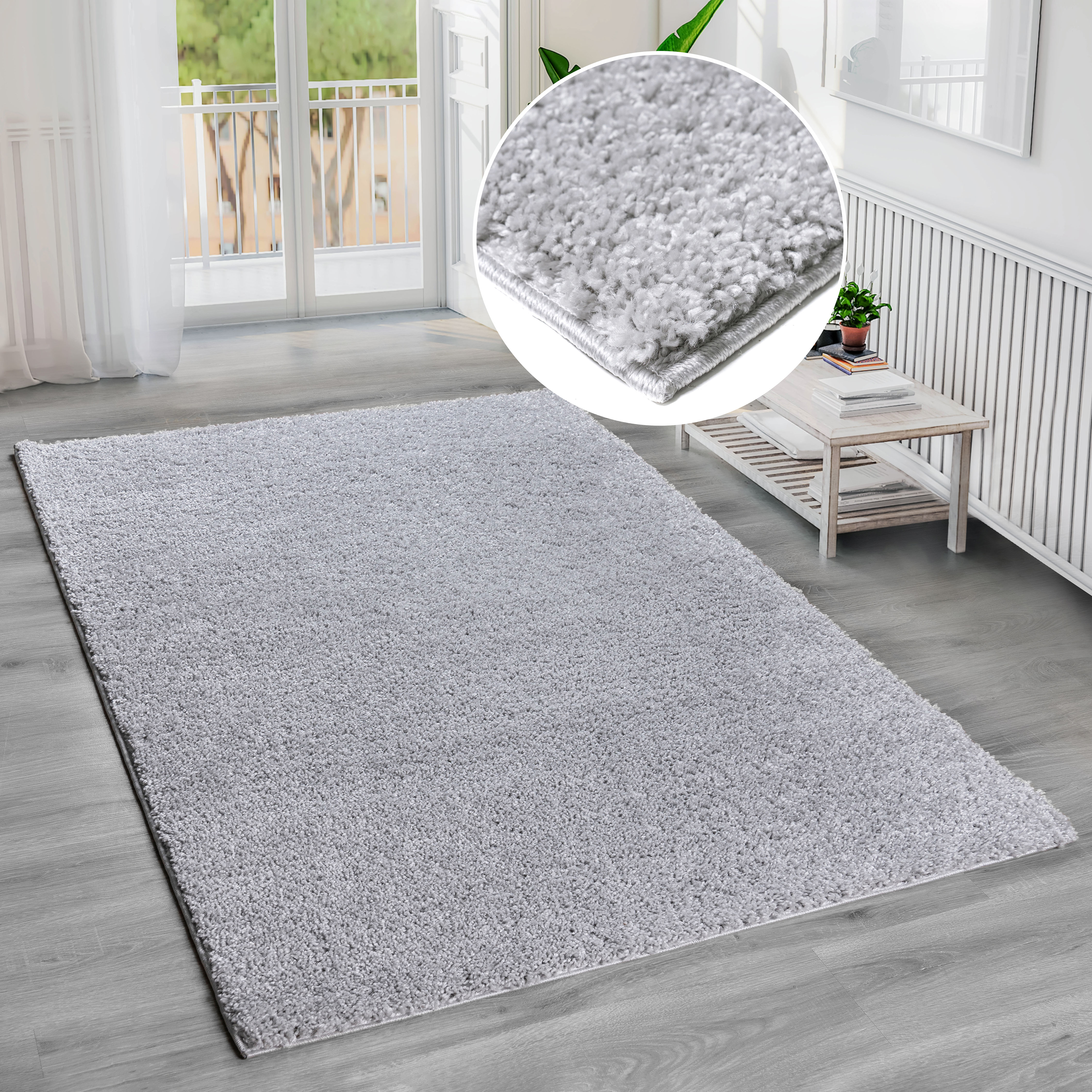 Bruno Banani Hochflor-Teppich »Shaggy Soft«, rechteckig, 30 mm Höhe, gewebt günstig online kaufen