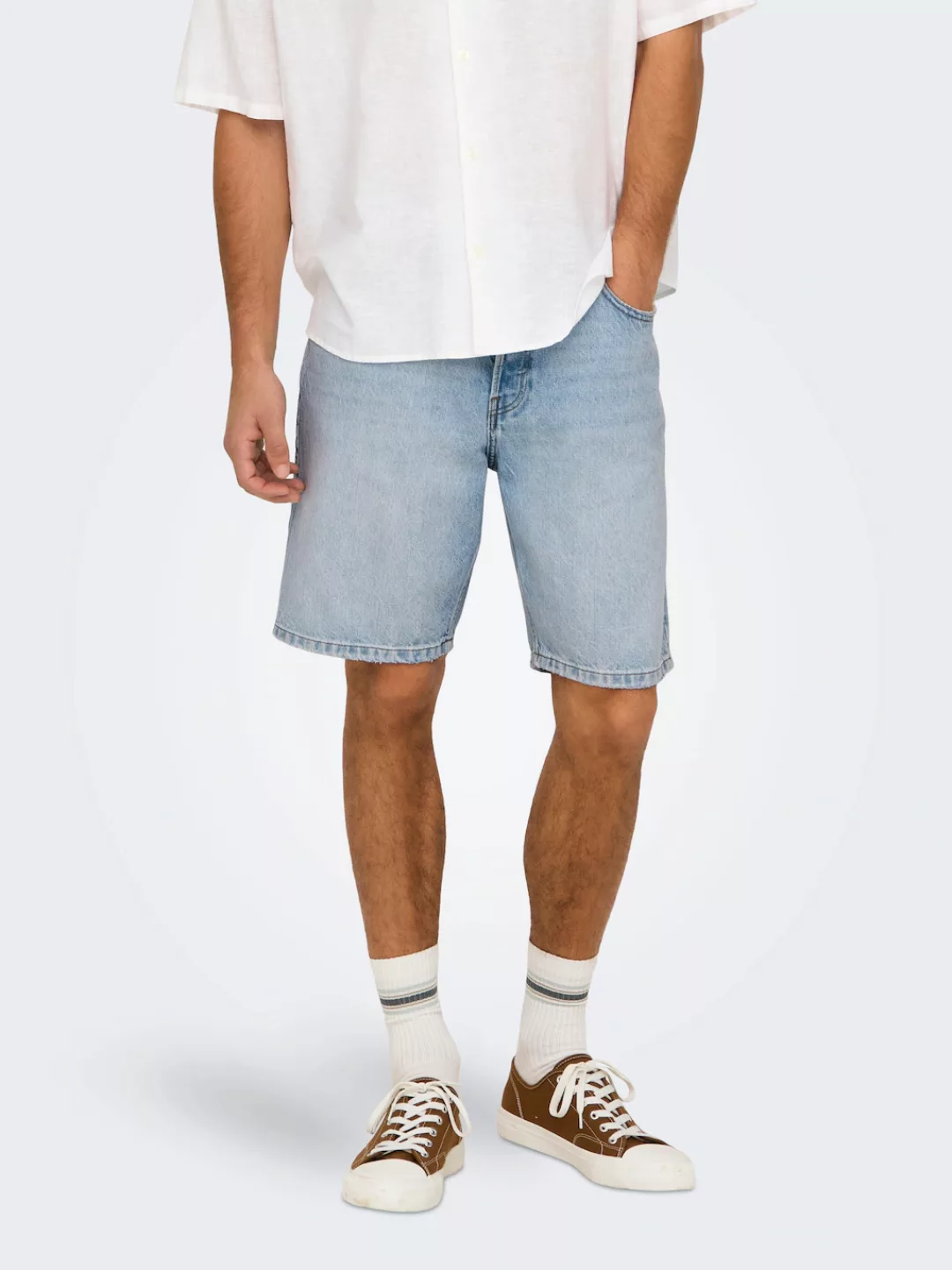 ONLY & SONS Shorts "ONSEDGE LB 2041 AZG DNM SHORTS" günstig online kaufen