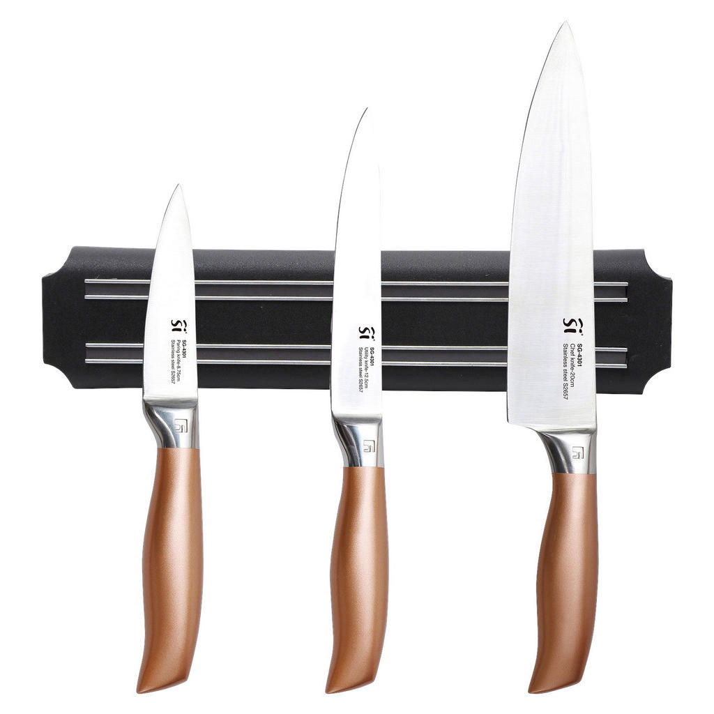 SAN IGNACIO Messerset Cobre Kupfer Edelstahl 4 tlg. günstig online kaufen