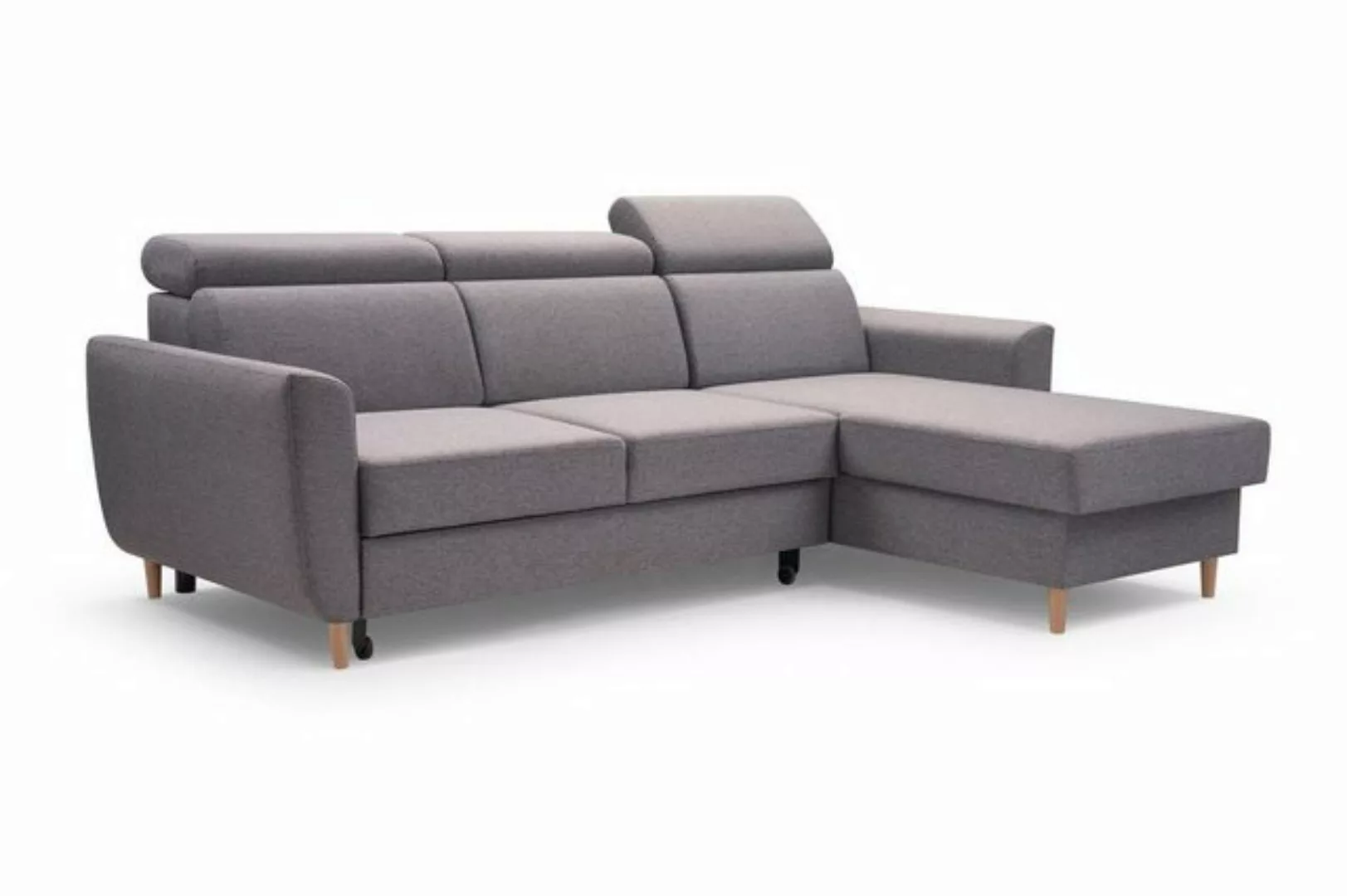 Beautysofa Ecksofa Modern Ecksofa GUSTAW Sofa Couch mit Schlaffunktion univ günstig online kaufen