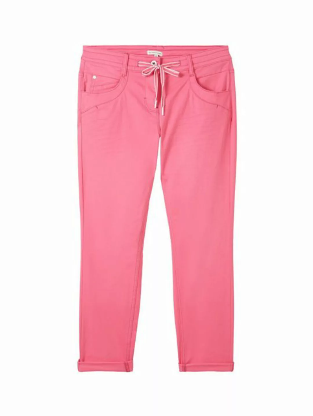 TOM TAILOR Stoffhose Tom Tailor Tapered relaxed, carmine pink günstig online kaufen