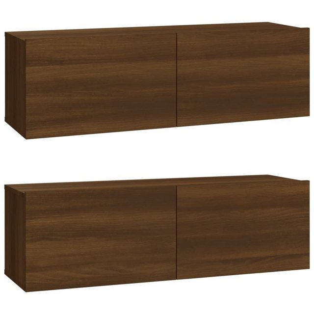 furnicato TV-Schrank TV-Wandschränke 2 Stk. Eichen-Optik 100x30x30 cm Holzw günstig online kaufen