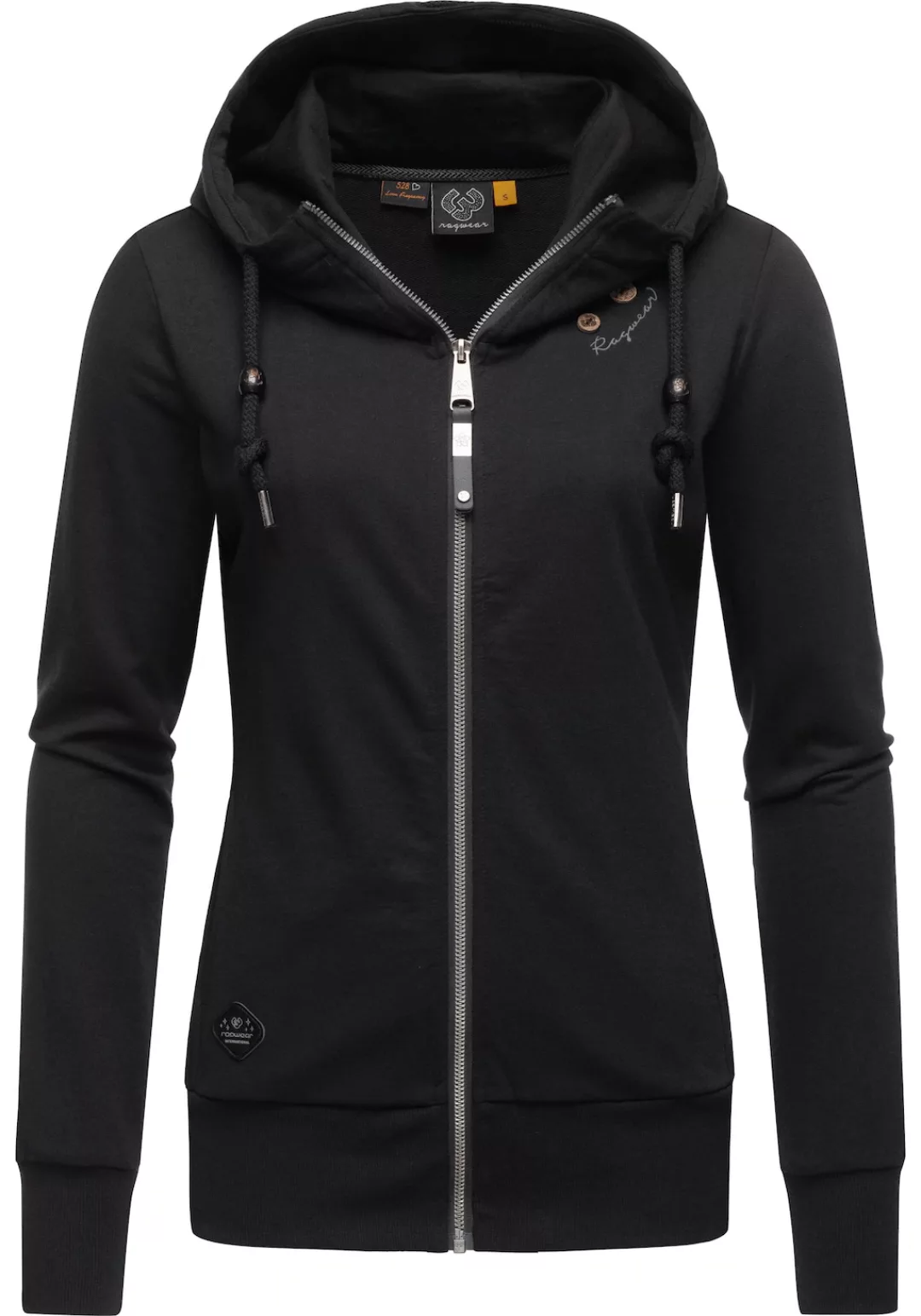 Ragwear Kapuzensweatjacke "Paya Intl.", sportlicher Damen Kapuzensweater mi günstig online kaufen