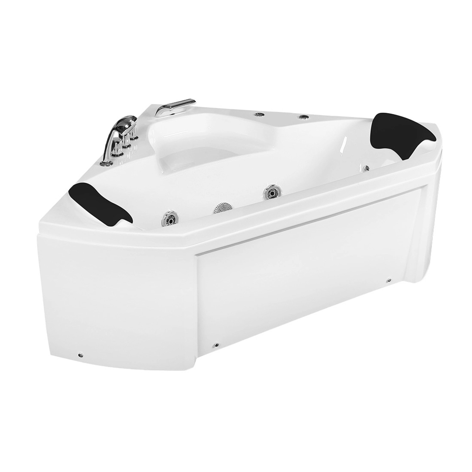 AcquaVapore Whirlpool Pool Badewanne Eckwanne Wanne W02-SC 135x135cm mit Fa günstig online kaufen