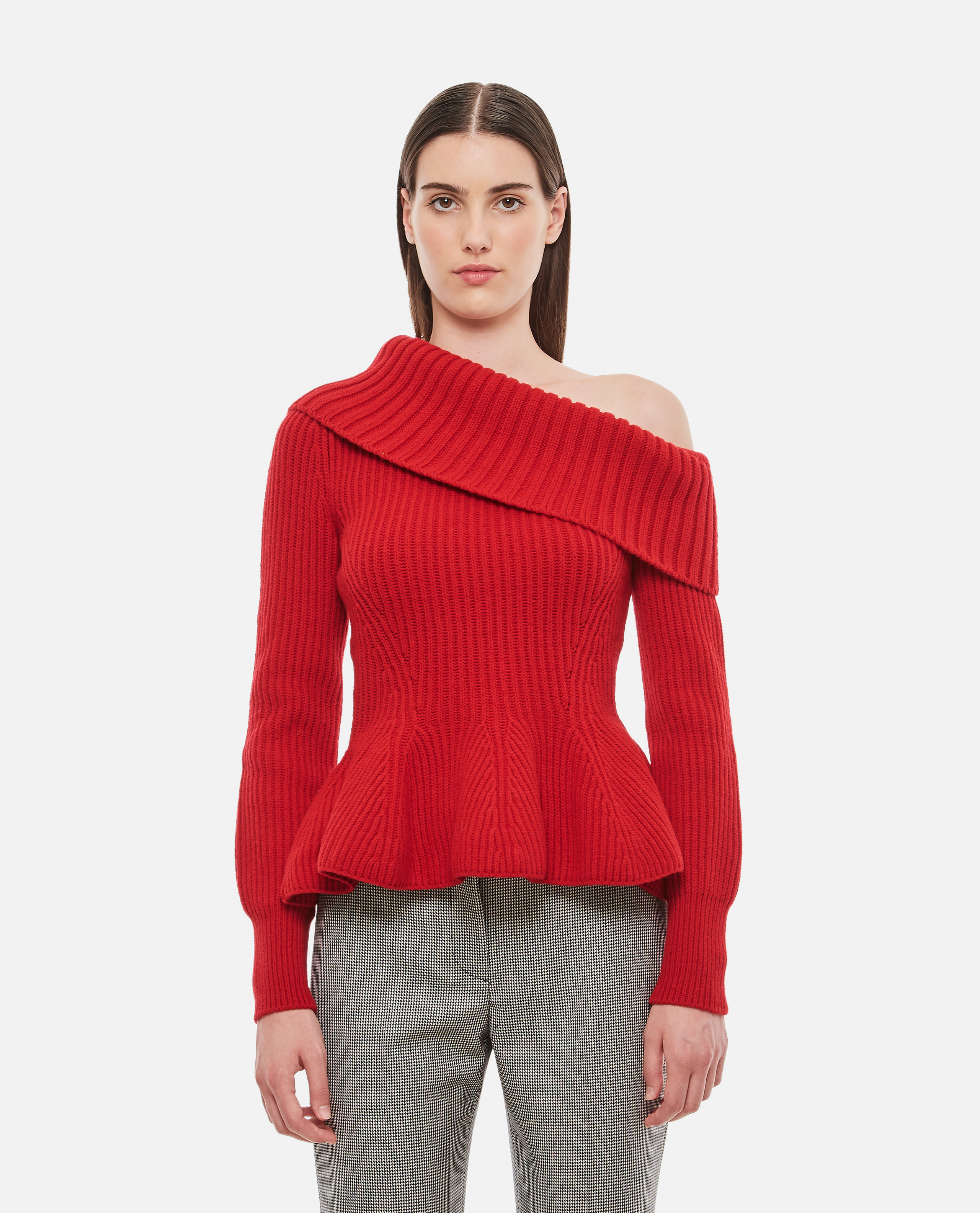 ONE SHOULDER FRILLS PULLOVER günstig online kaufen