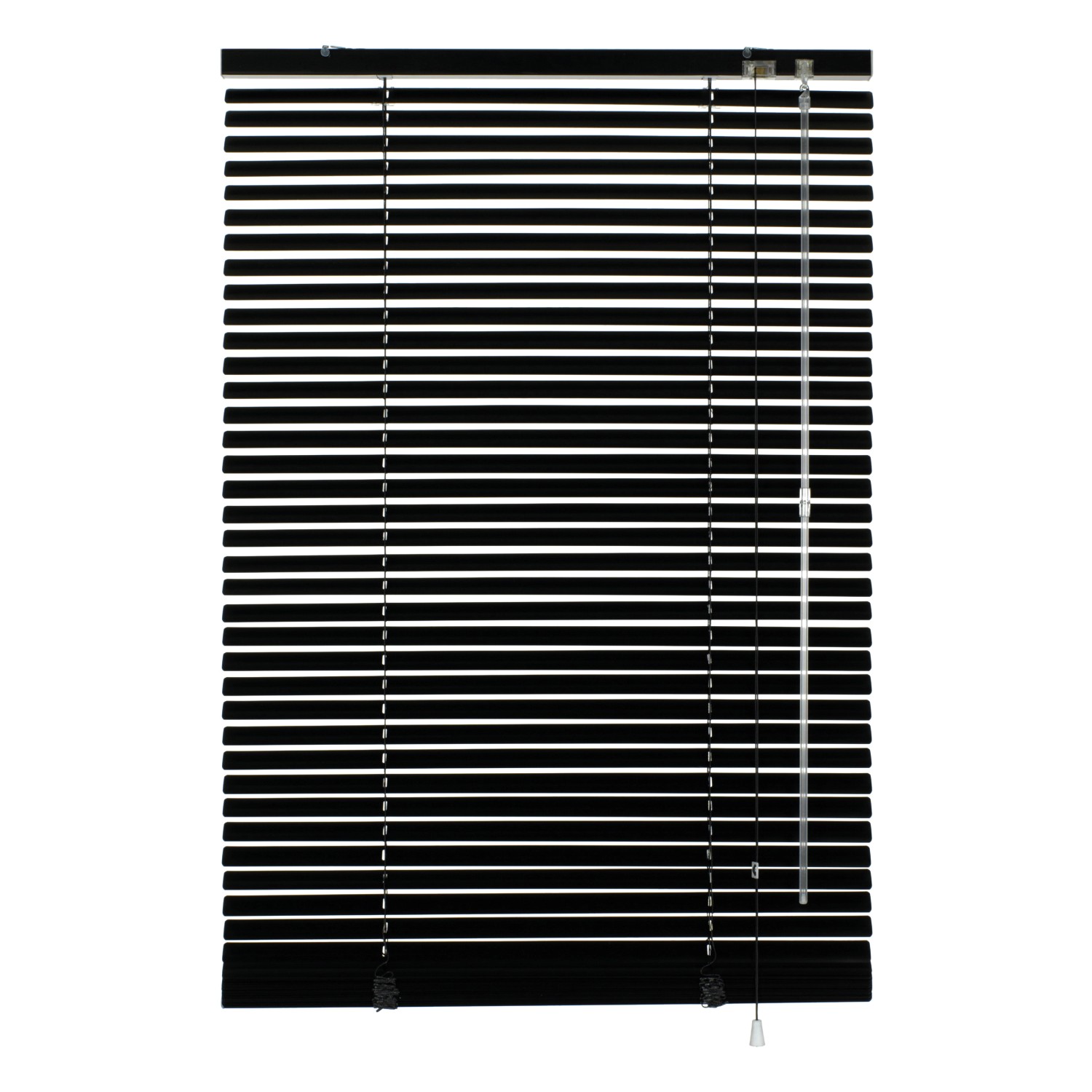 Gardinia Jalousie Aluminium 70 cm x 175 cm Schwarz günstig online kaufen