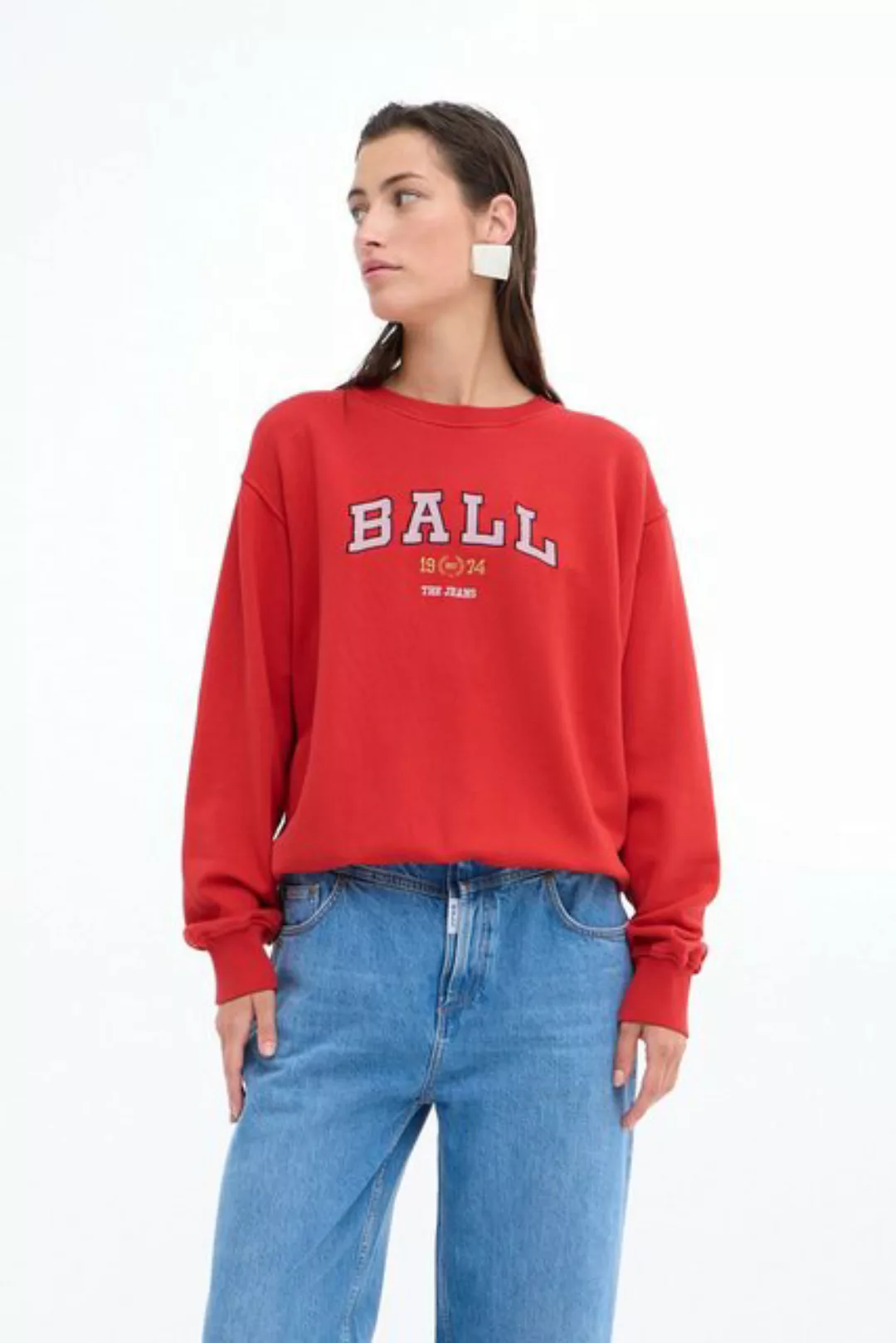 BALL Sweatshirt BALTAYLOR SWEAT rundhalspullover mit Stickereien günstig online kaufen