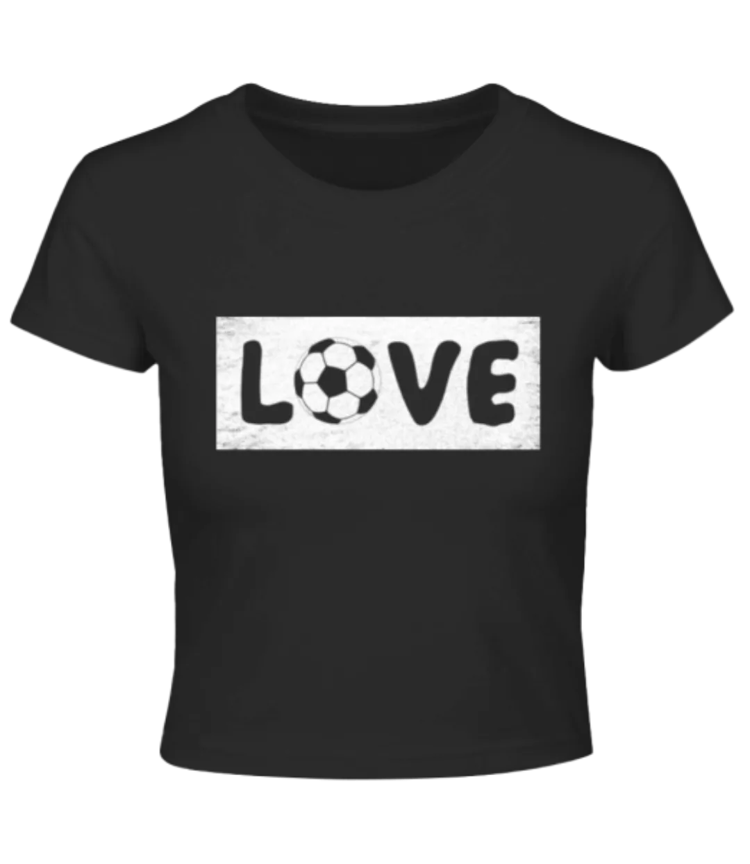 Love Fussball · Crop T-Shirt günstig online kaufen