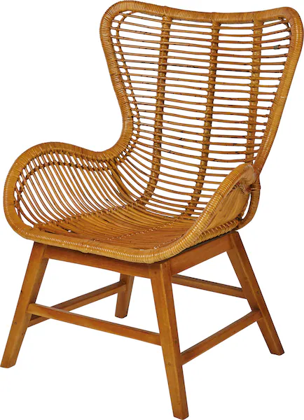 TOM TAILOR HOME Sessel "T-RATTAN ARMCHAIR", Rattanarmlehnstuhl mit Teakholz günstig online kaufen