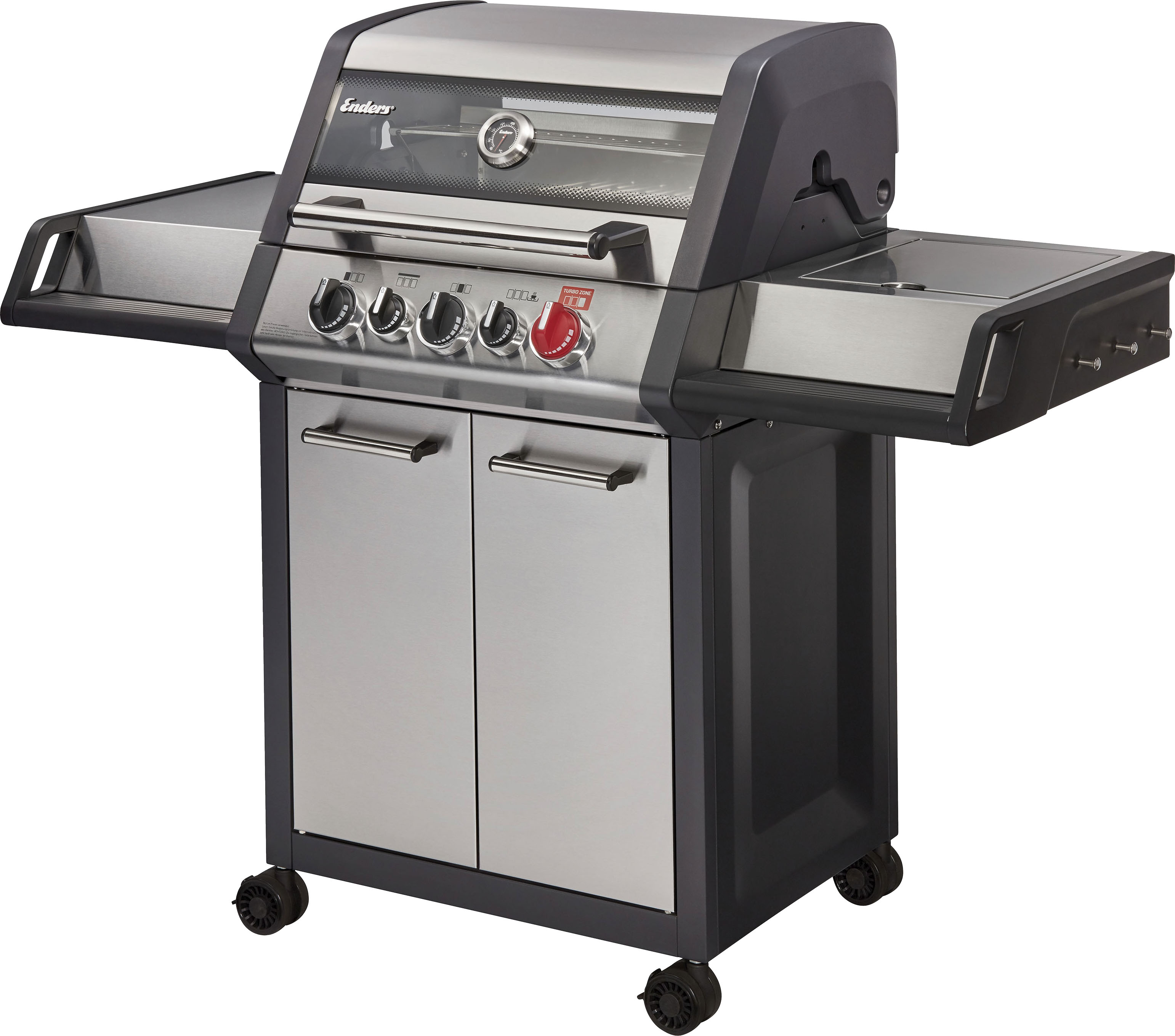 Enders Gasgrill Monroe Pro 3 SIK Turbo mit 3 Brennern und Seitenkocher günstig online kaufen