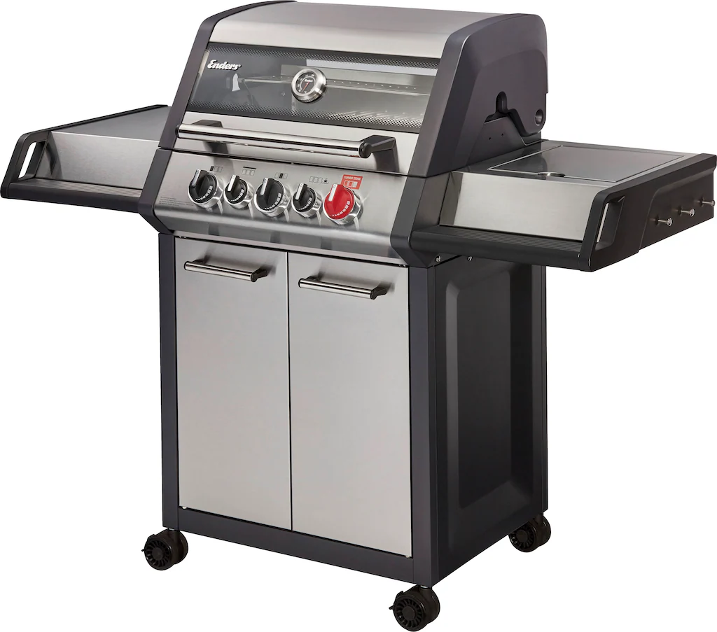 Enders Gasgrill Monroe Pro 3 SIK Turbo mit 3 Brennern und Seitenkocher günstig online kaufen