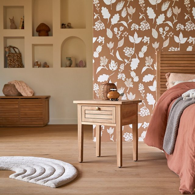 Tikamoon Kinderbett Suzette Kinderbett-Nachttisch aus massivem Teakholz günstig online kaufen