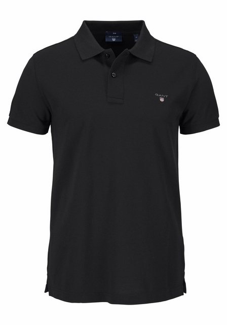 Gant Poloshirt ORIGINAL PIQUE SS RUGGER mit Flachstrickkragen günstig online kaufen