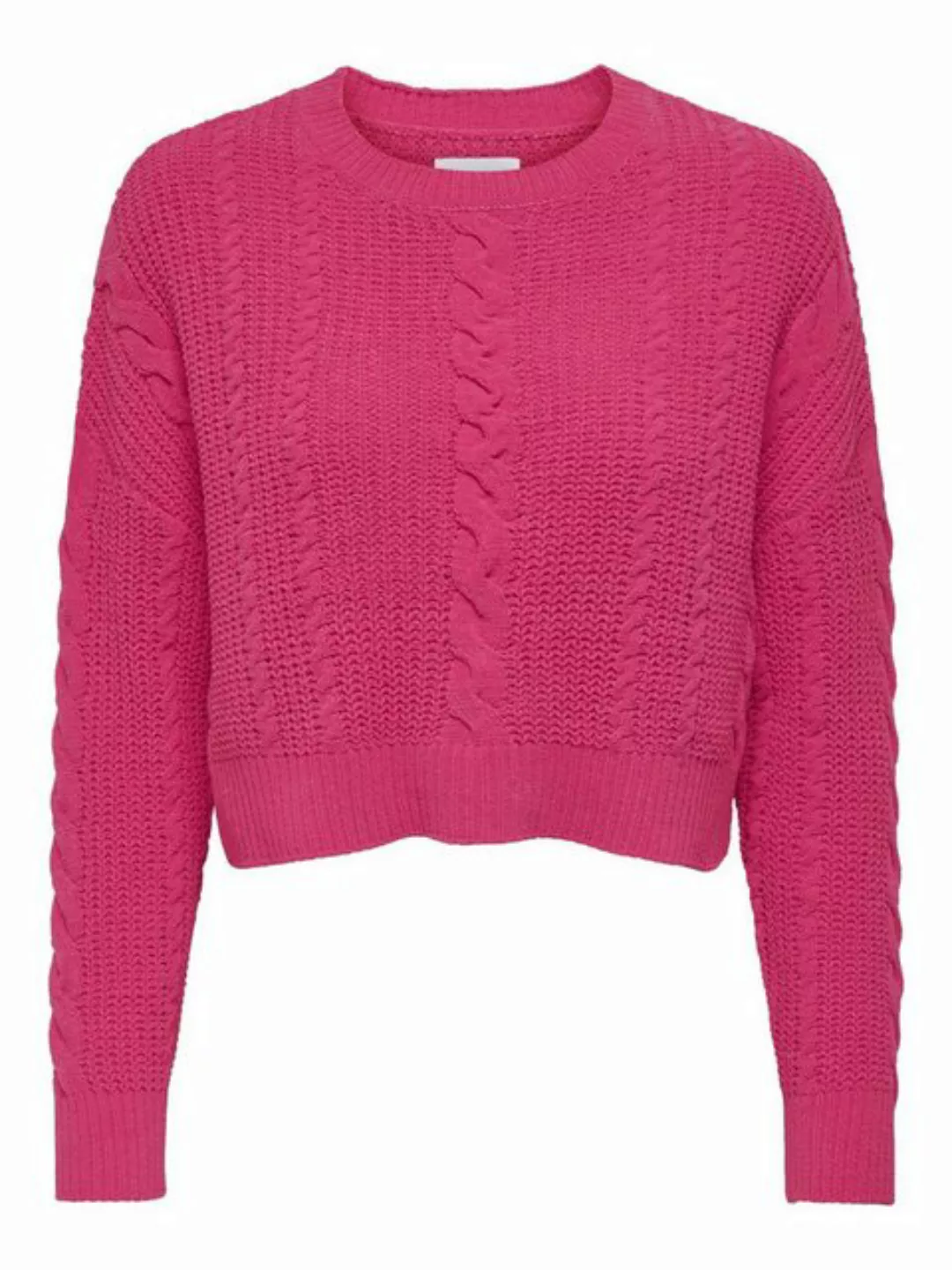 ONLY Strickpullover ONLMALENA LIFE LS CROPPED O-NECK KN günstig online kaufen