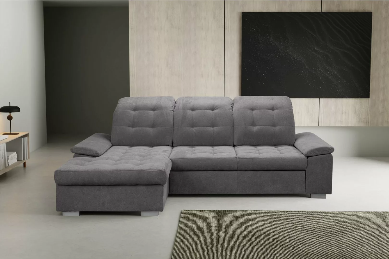 WERK2 Ecksofa Carmen L-Form, Sofa, Eckcouch mit Schlaffunktion, Bettkasten, günstig online kaufen